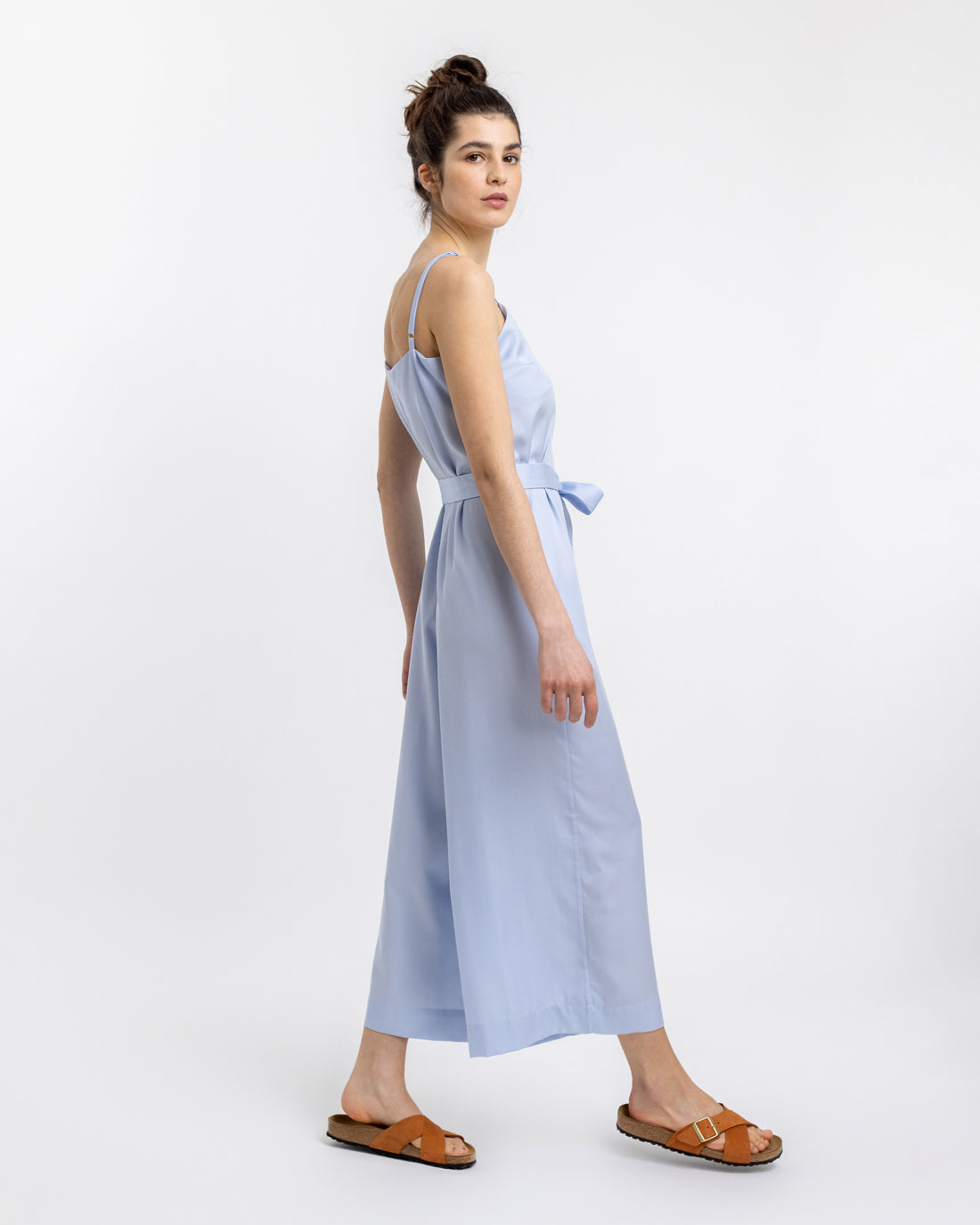 Lyocell jumpsuit, light blue