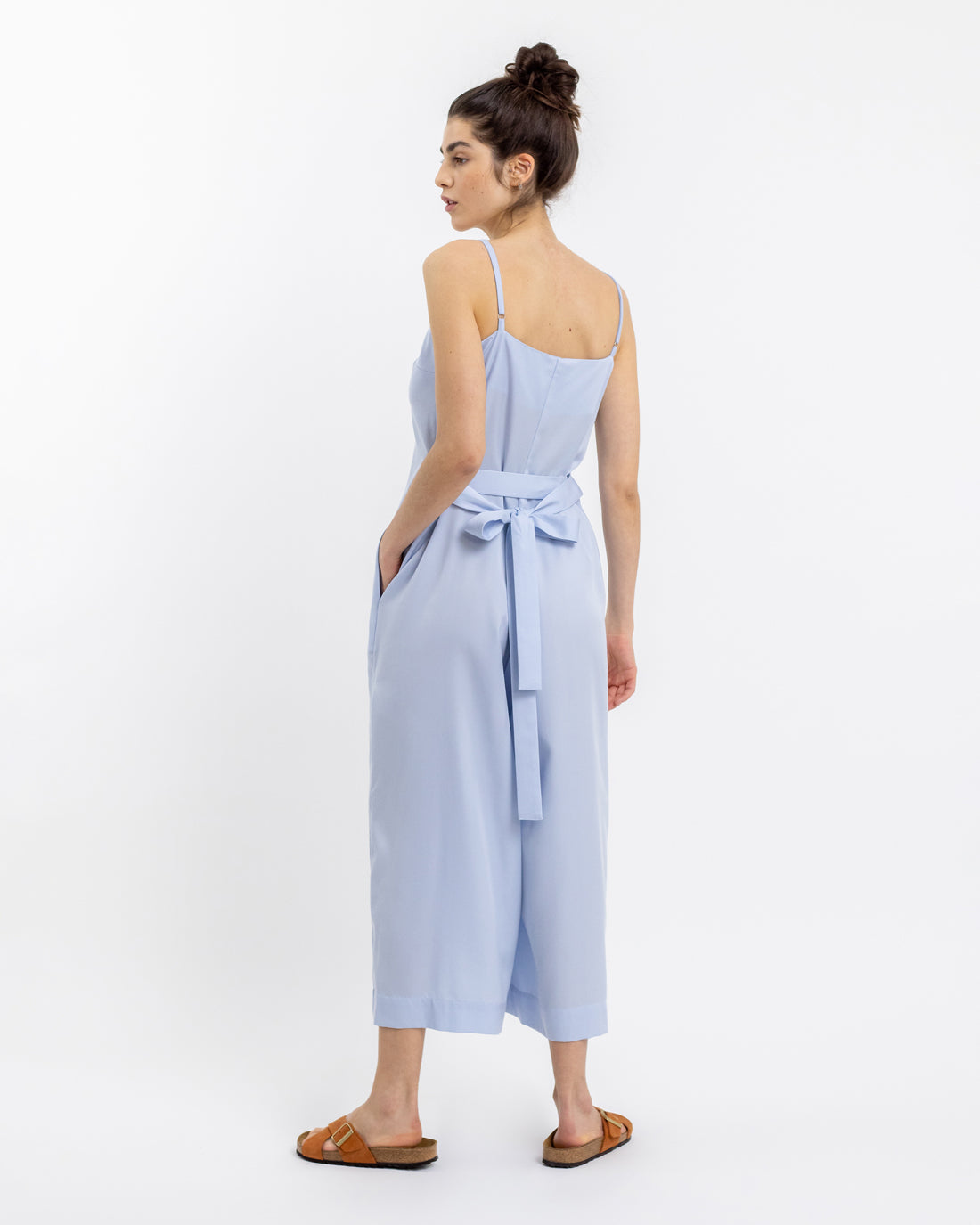 Lyocell jumpsuit, light blue