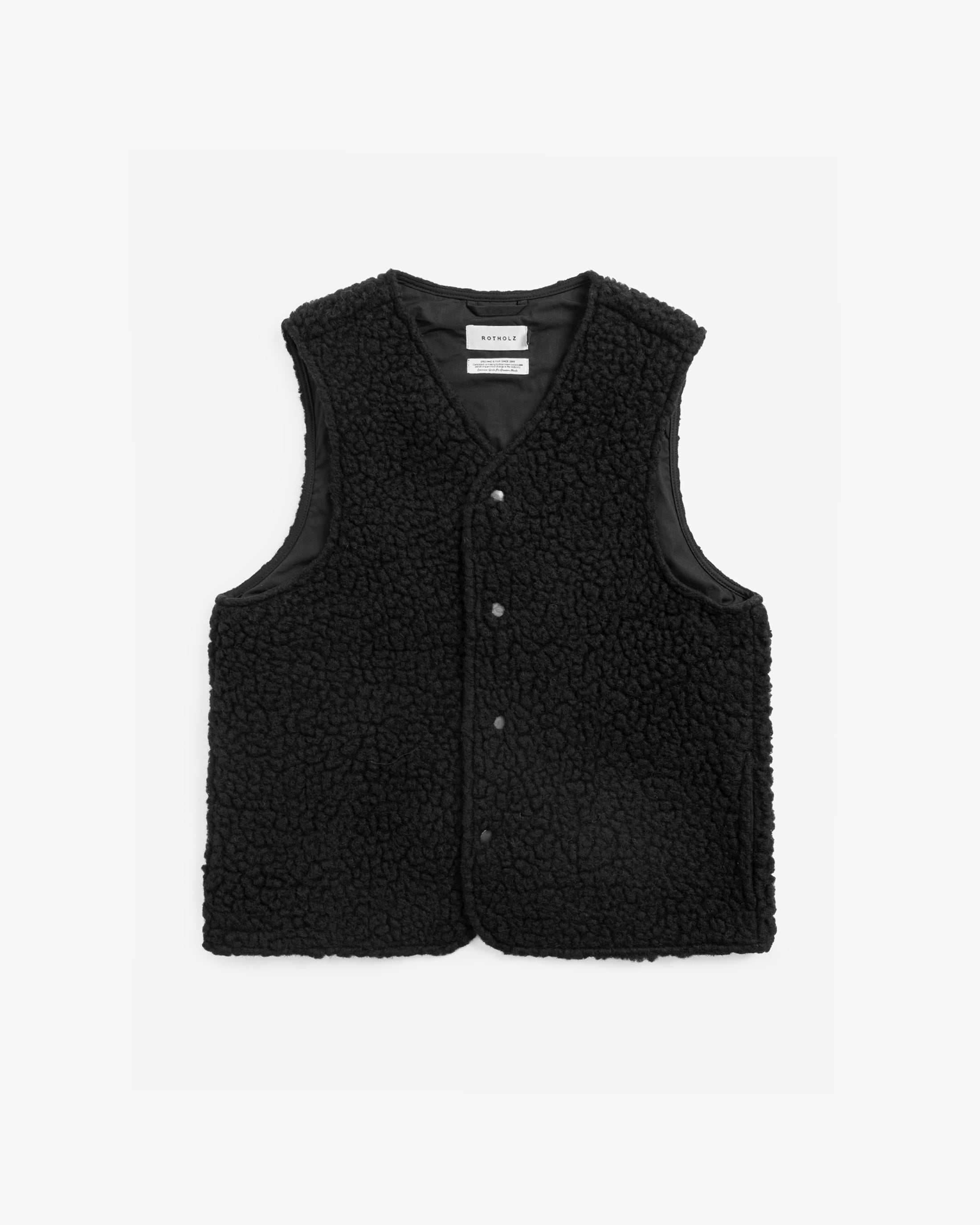 Sherpa Vest - True Black FW26