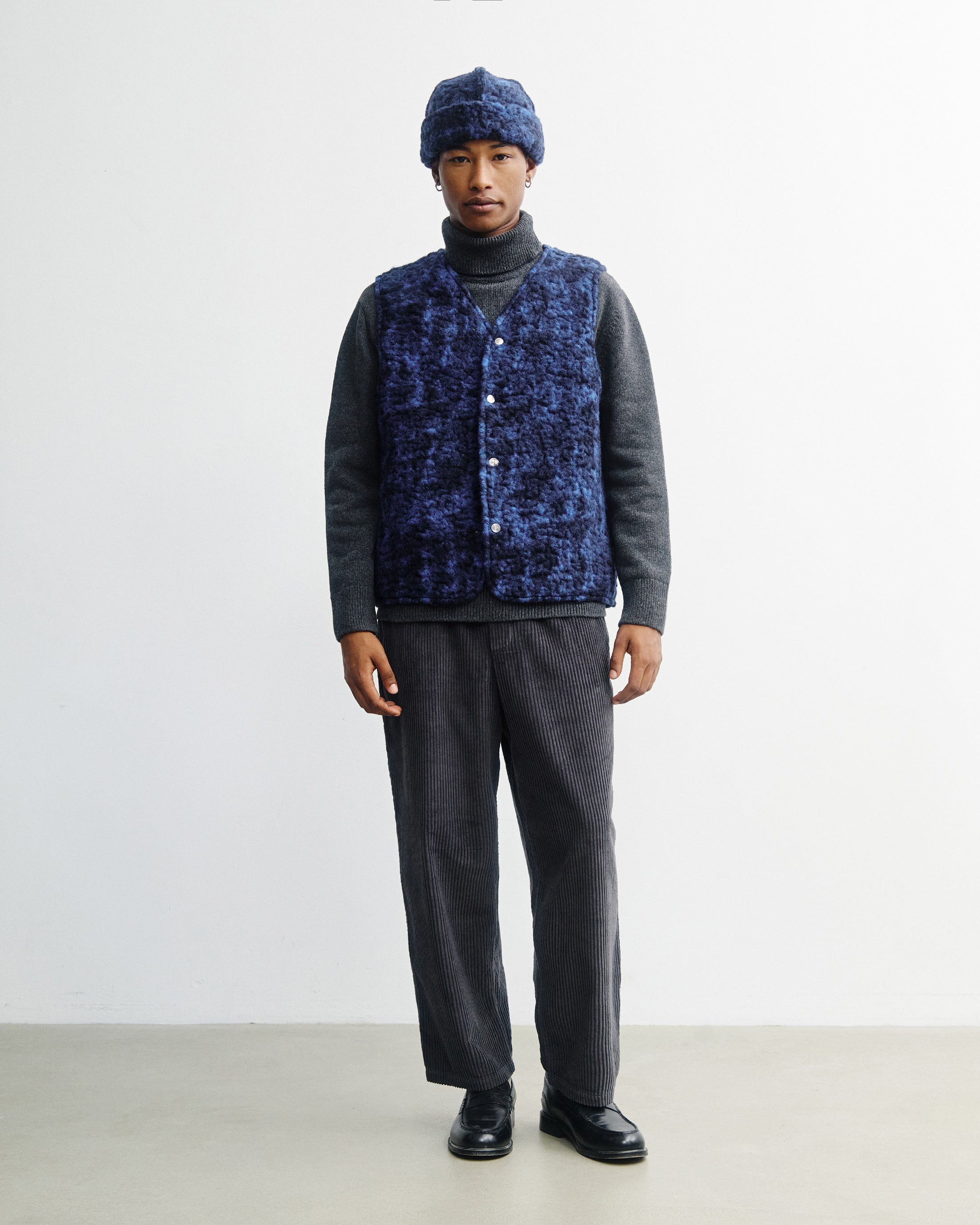 Sherpa Vest - Blue Marled FW26