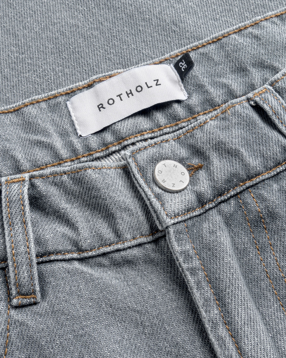 Straight Leg Jeans Organic Cotton - Grey