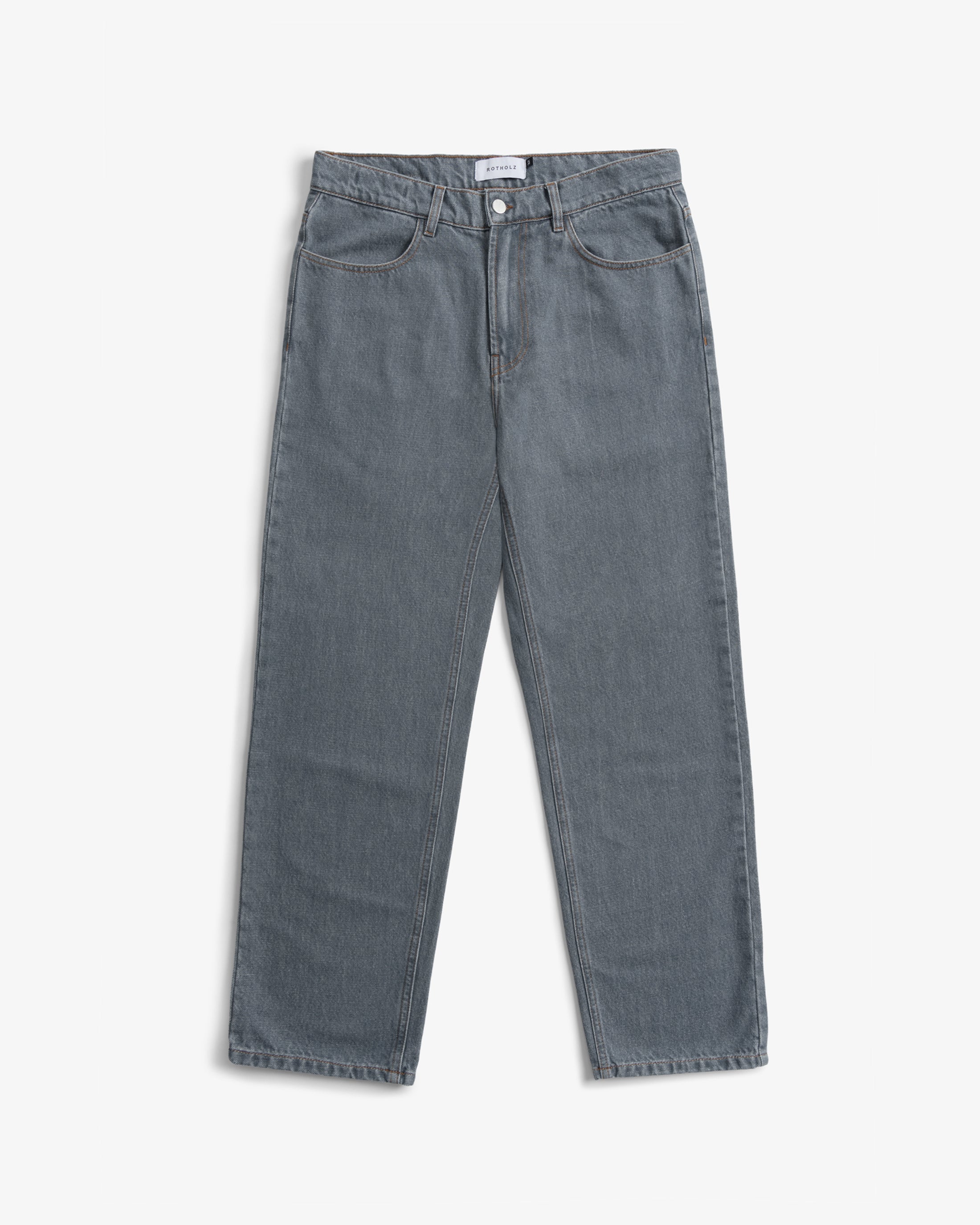 Straight Leg Jeans Organic Cotton - Grey
