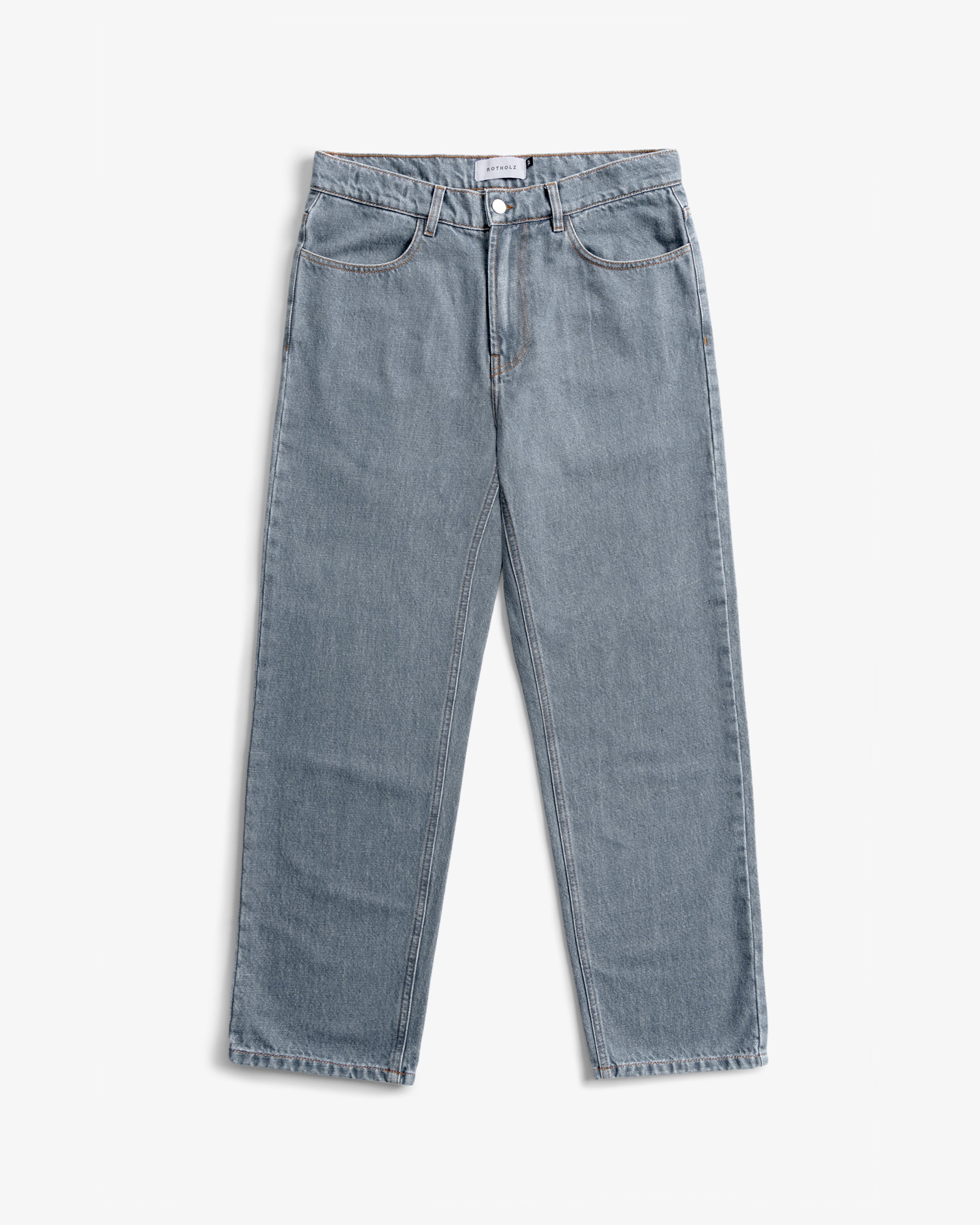 Straight Leg Jeans Organic Cotton - Grey