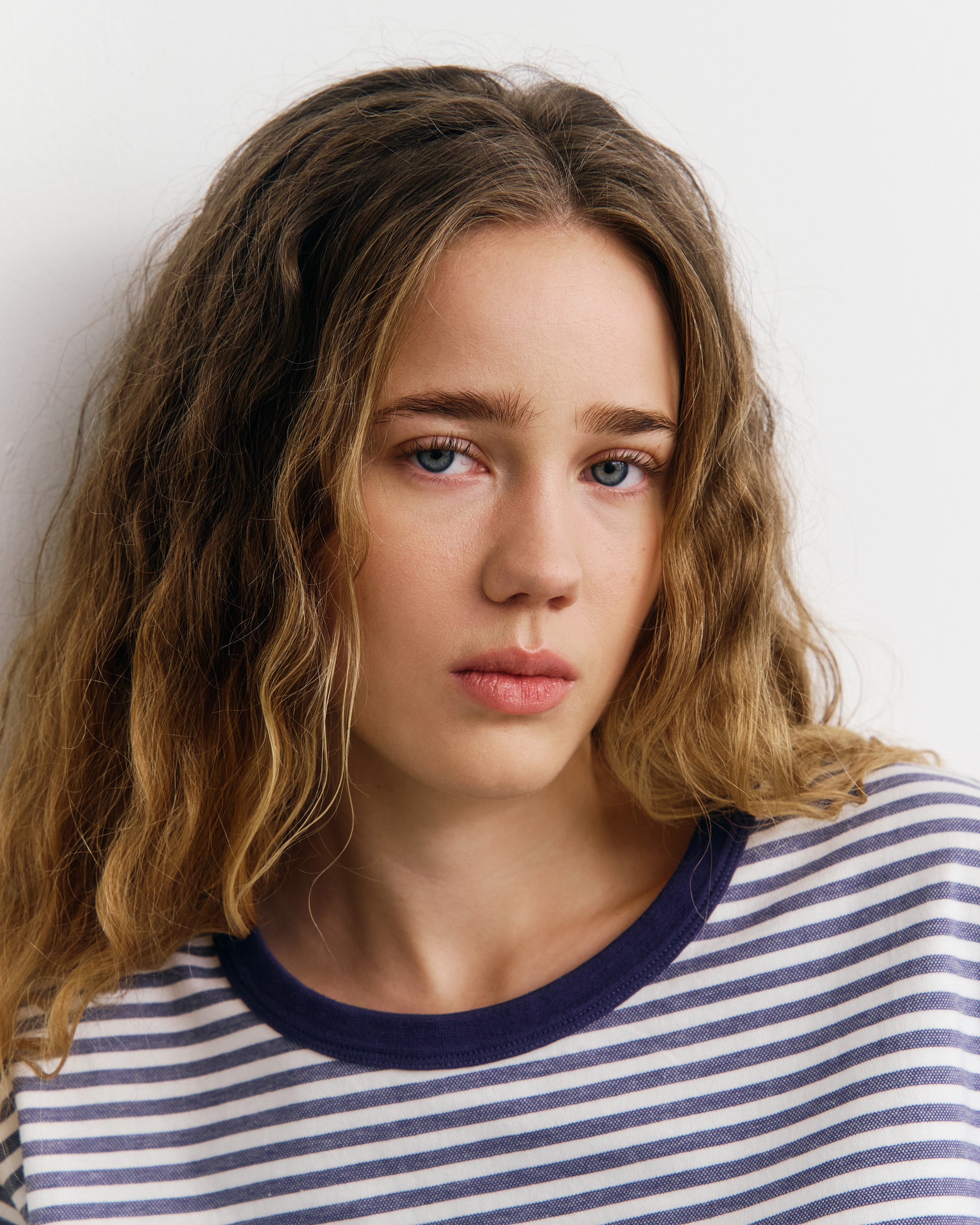 Gestreiftes T-Shirt Bio Baumwolle - Blau