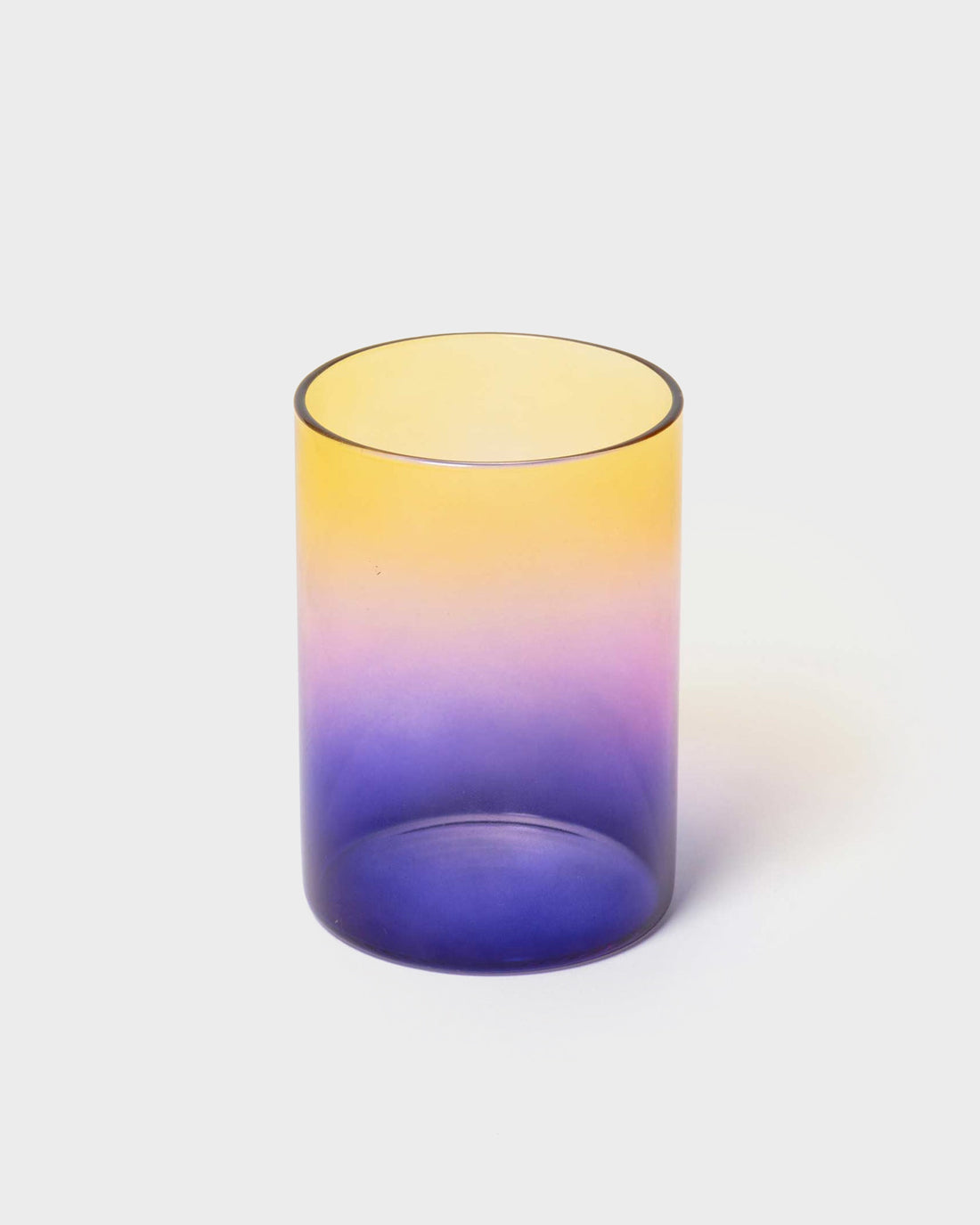 THREE-TON DRINKING GLASS – YELLOW/PINK/BLUE