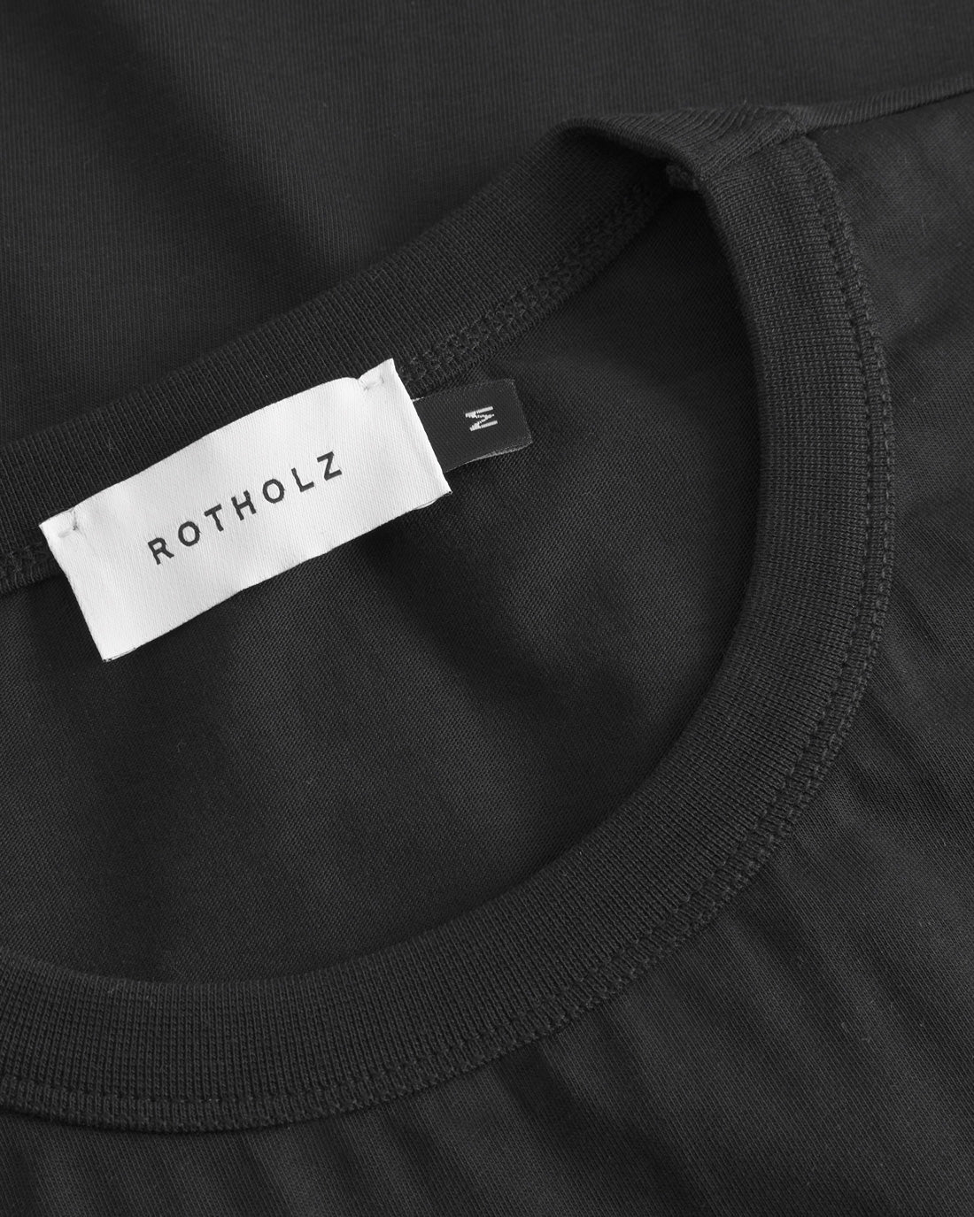 Wavy Logo T-Shirt Organic Cotton - Black