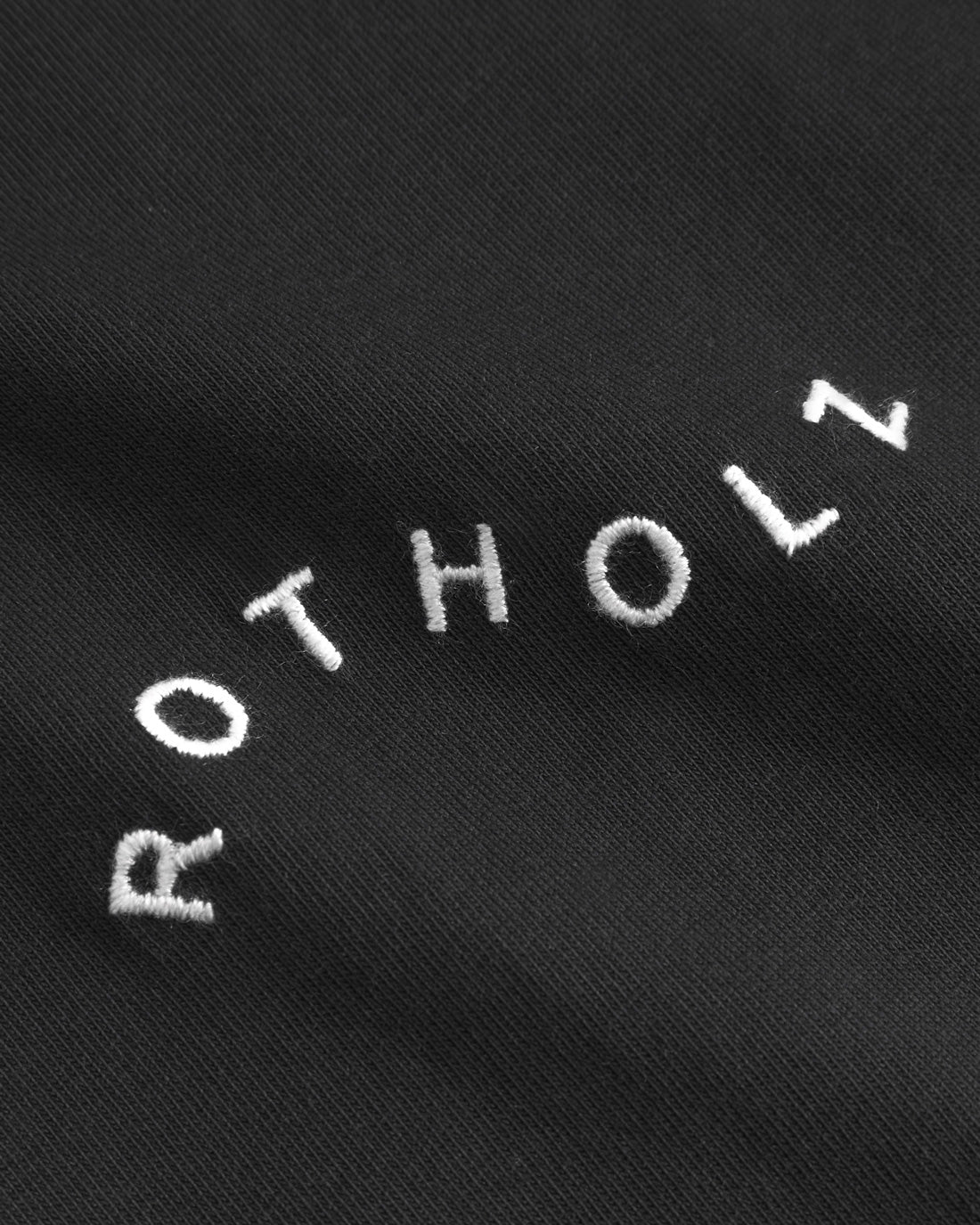 Wavy Logo T-Shirt Organic Cotton - Black