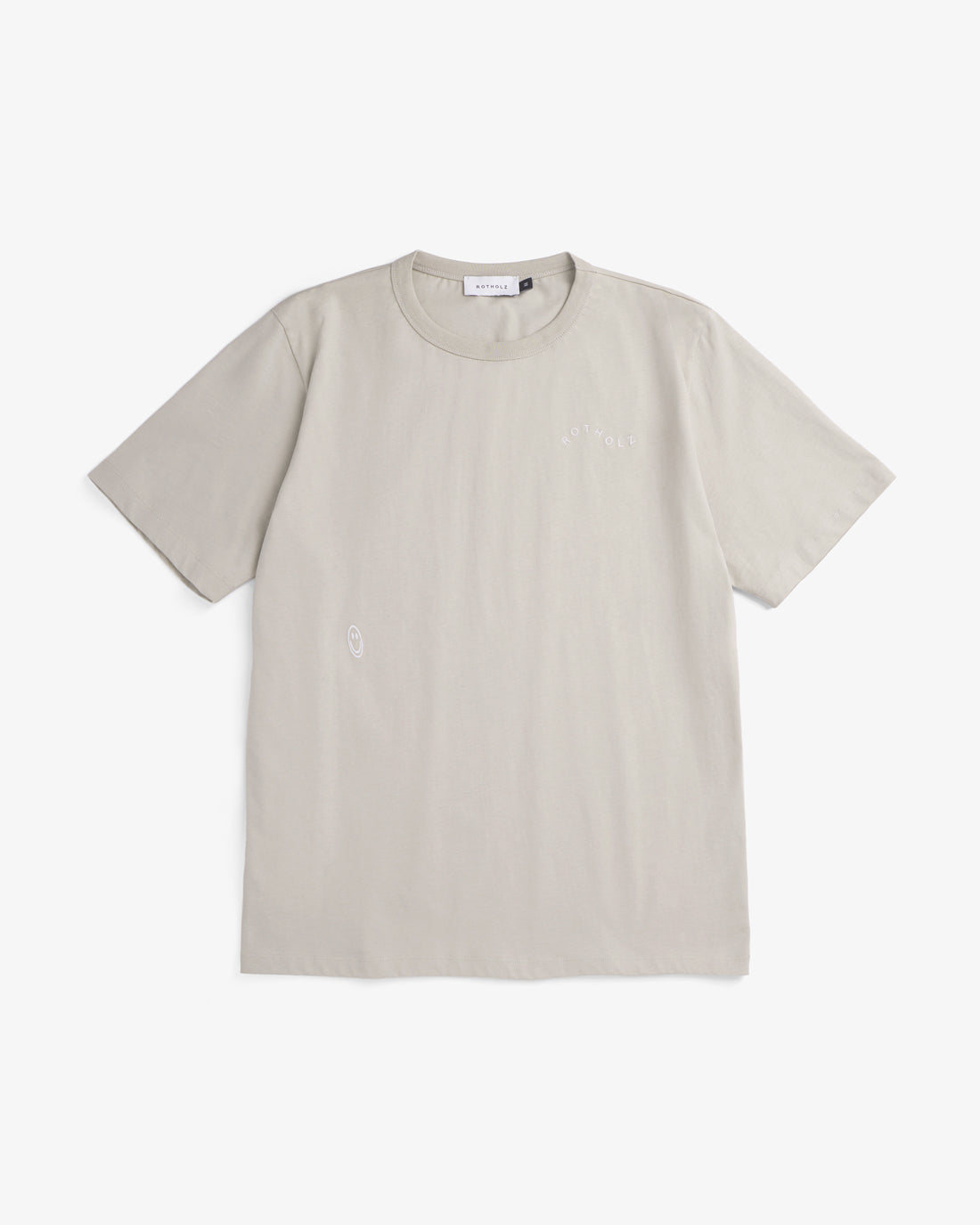 Wavy Logo T-Shirt Organic Cotton - Sand