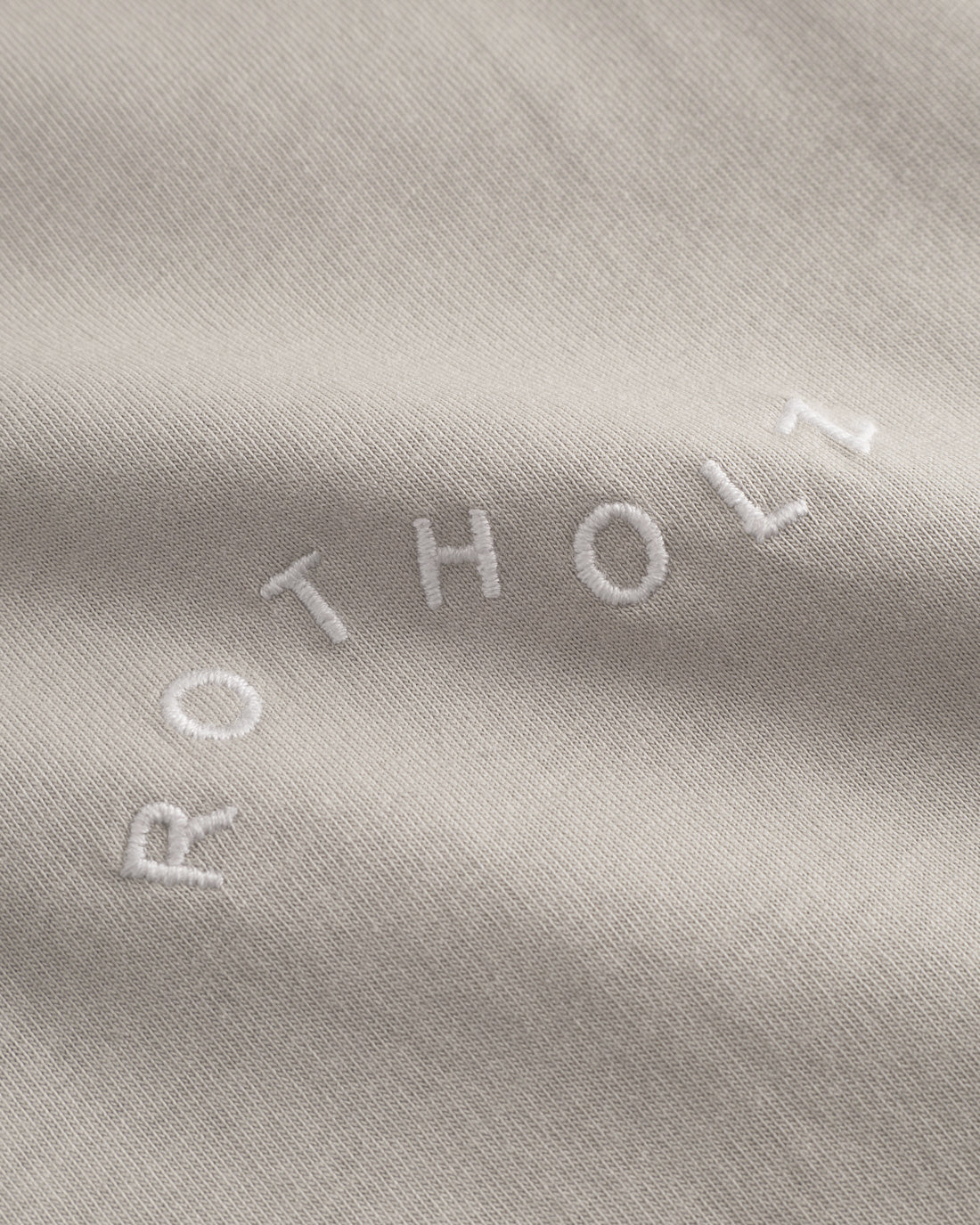 Wavy Logo T-Shirt Organic Cotton - Sand