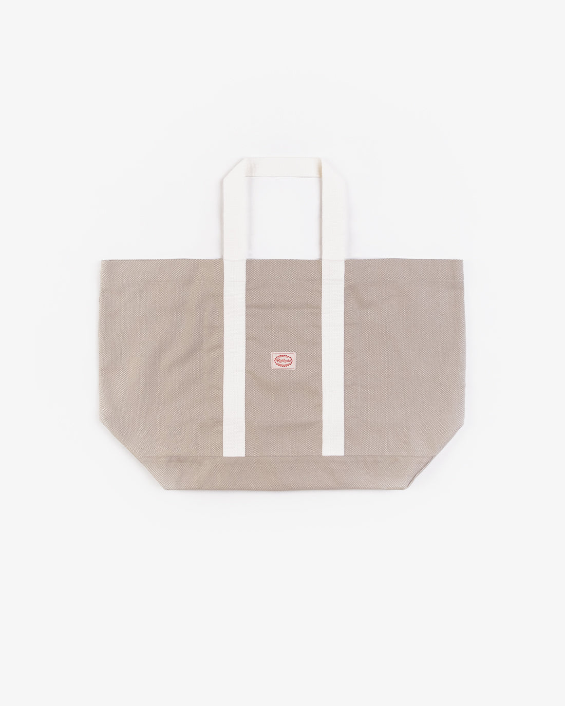 Weekend tote bag made of organic canvas beige