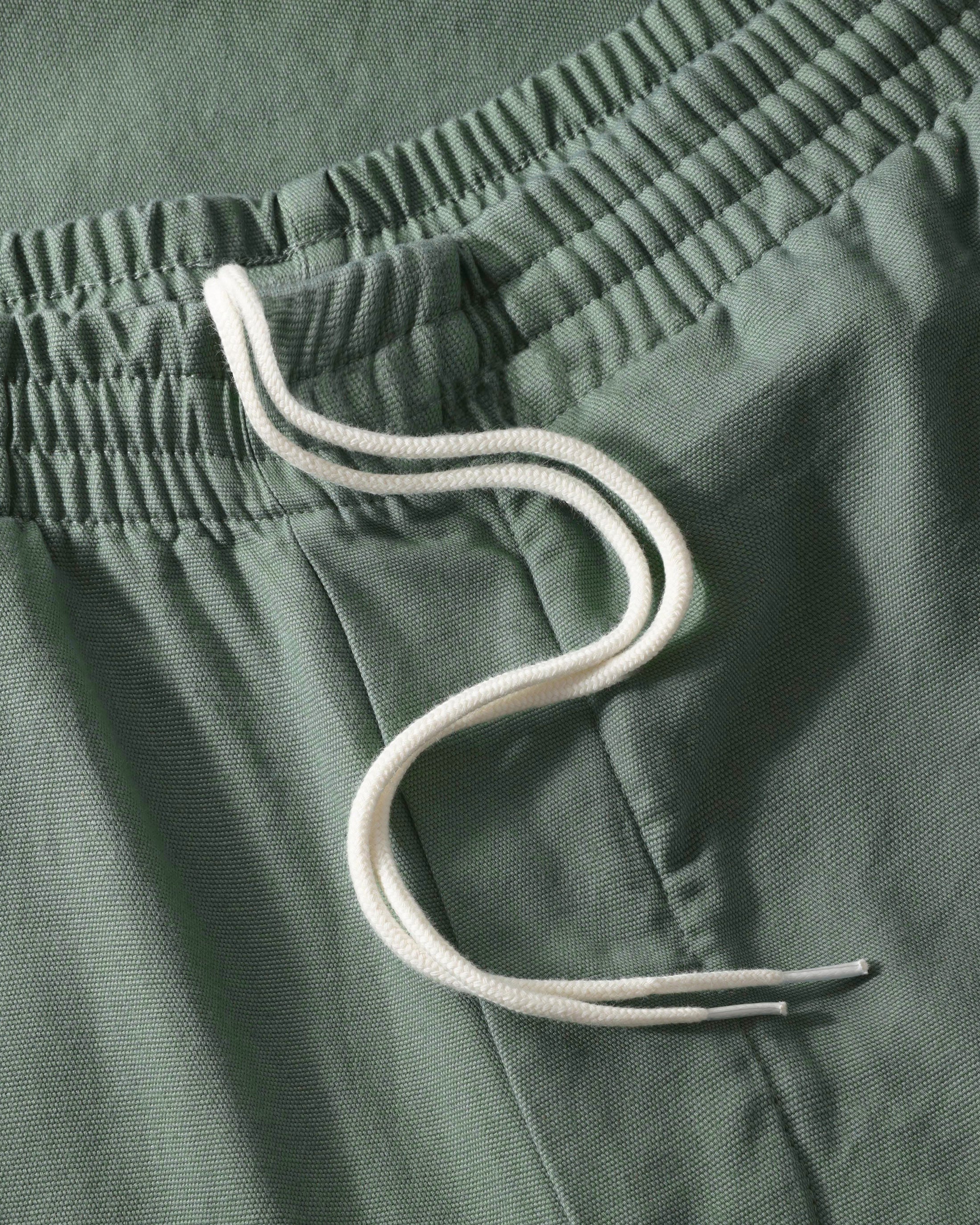 Wide Pant Organic Cotton - Leaf Green