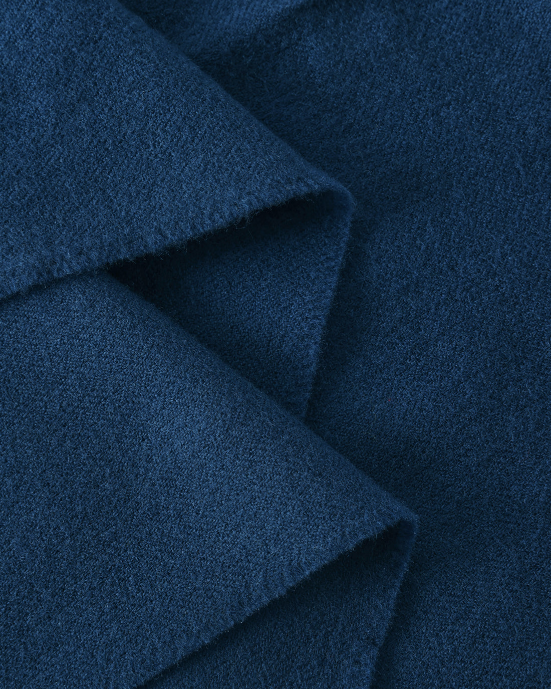 Woven scarf merino wool - royal blue