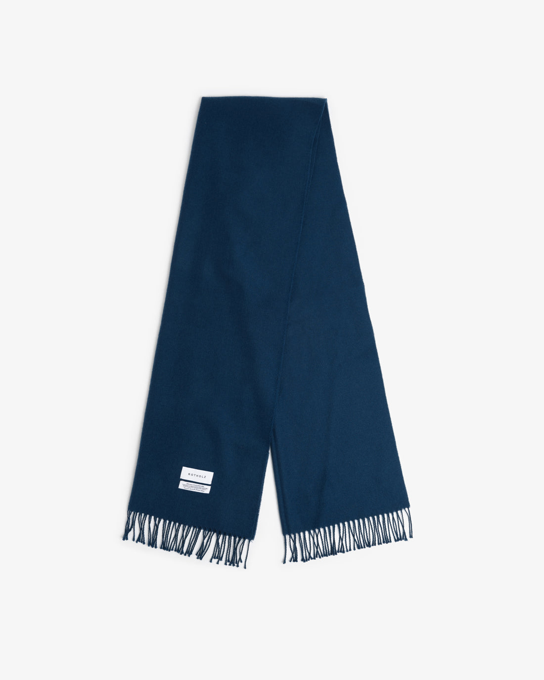 Woven scarf merino wool - royal blue