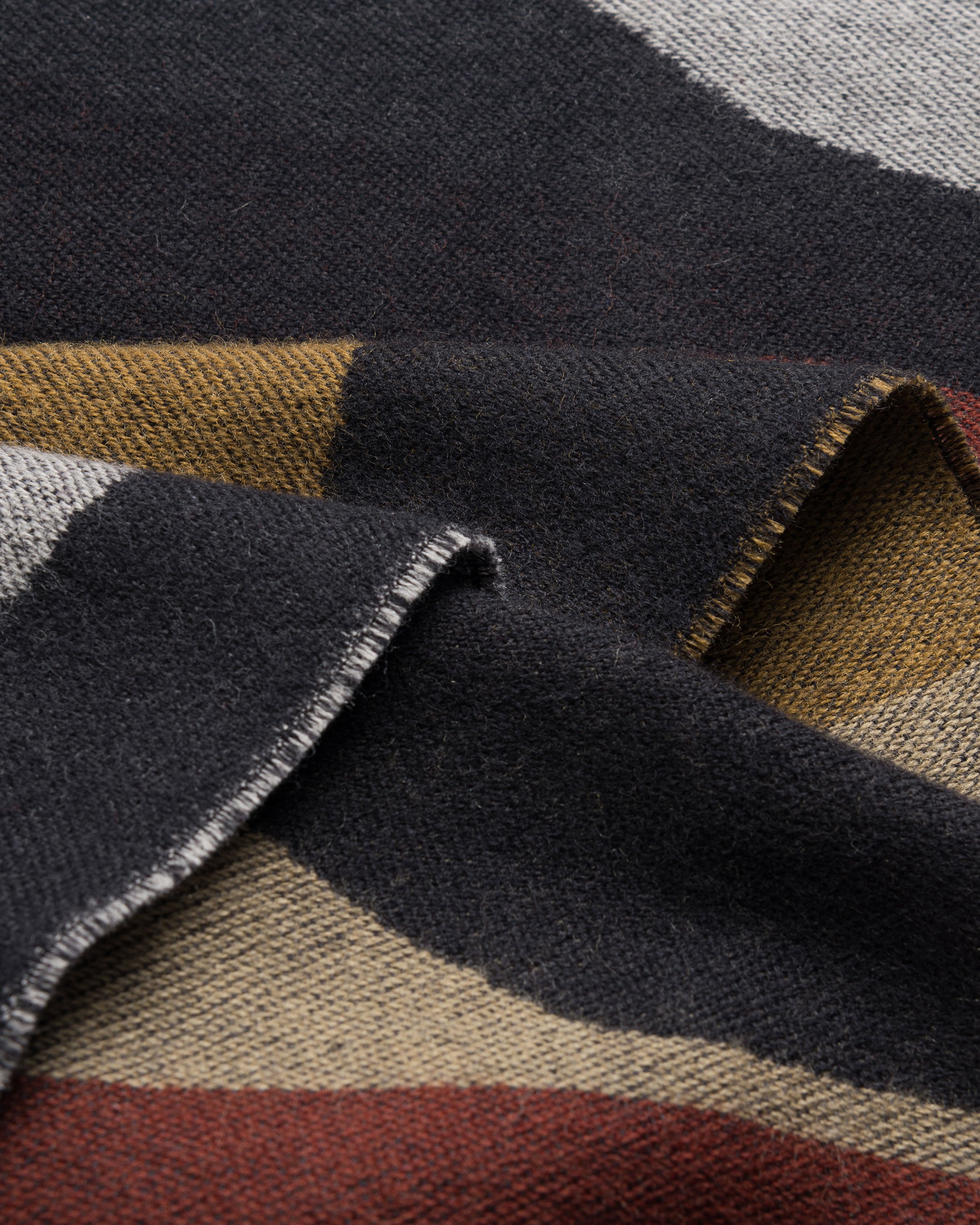 Woven Scarf Merino Wool - Earth Bubbles