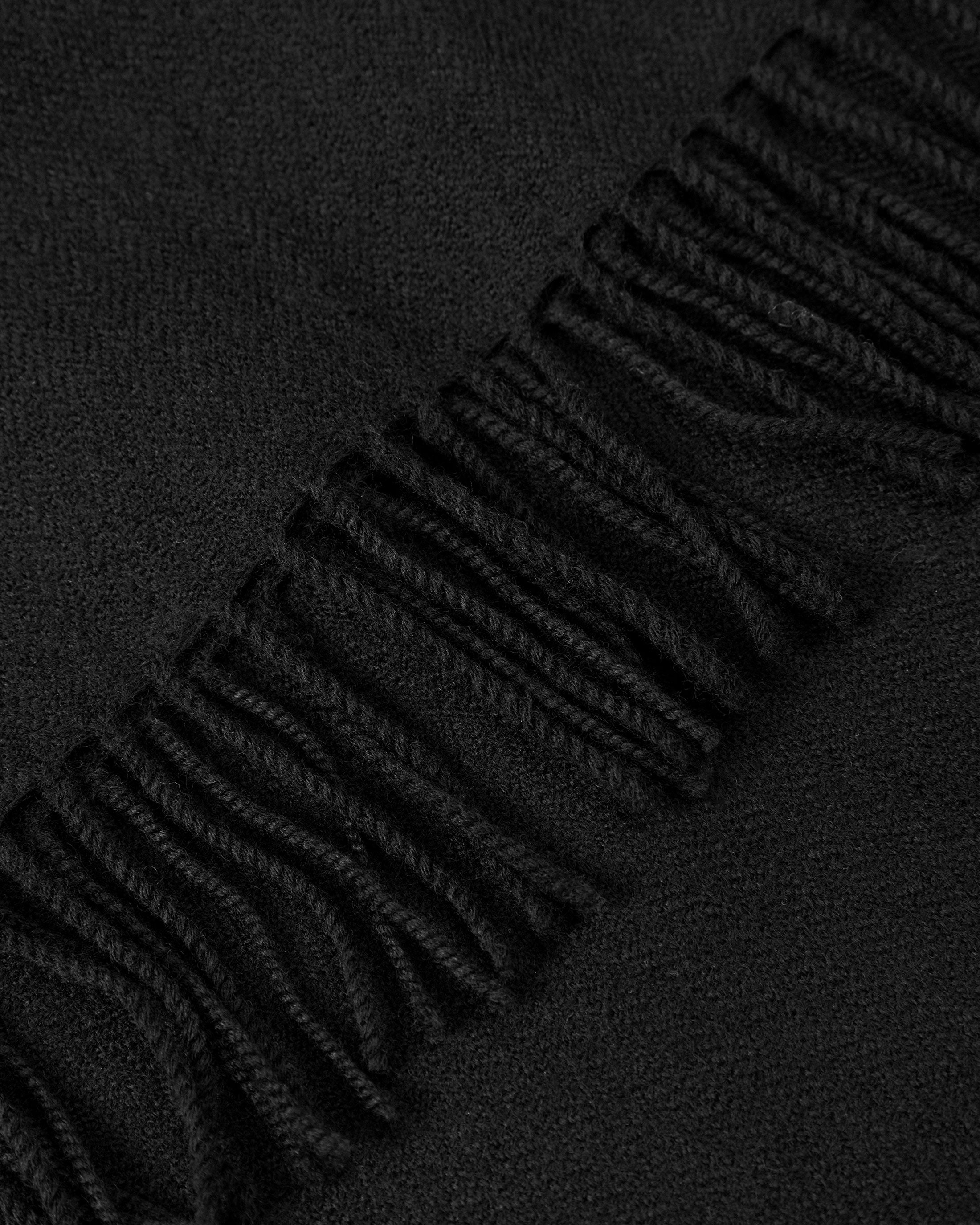 Woven Scarf - True Black FW26