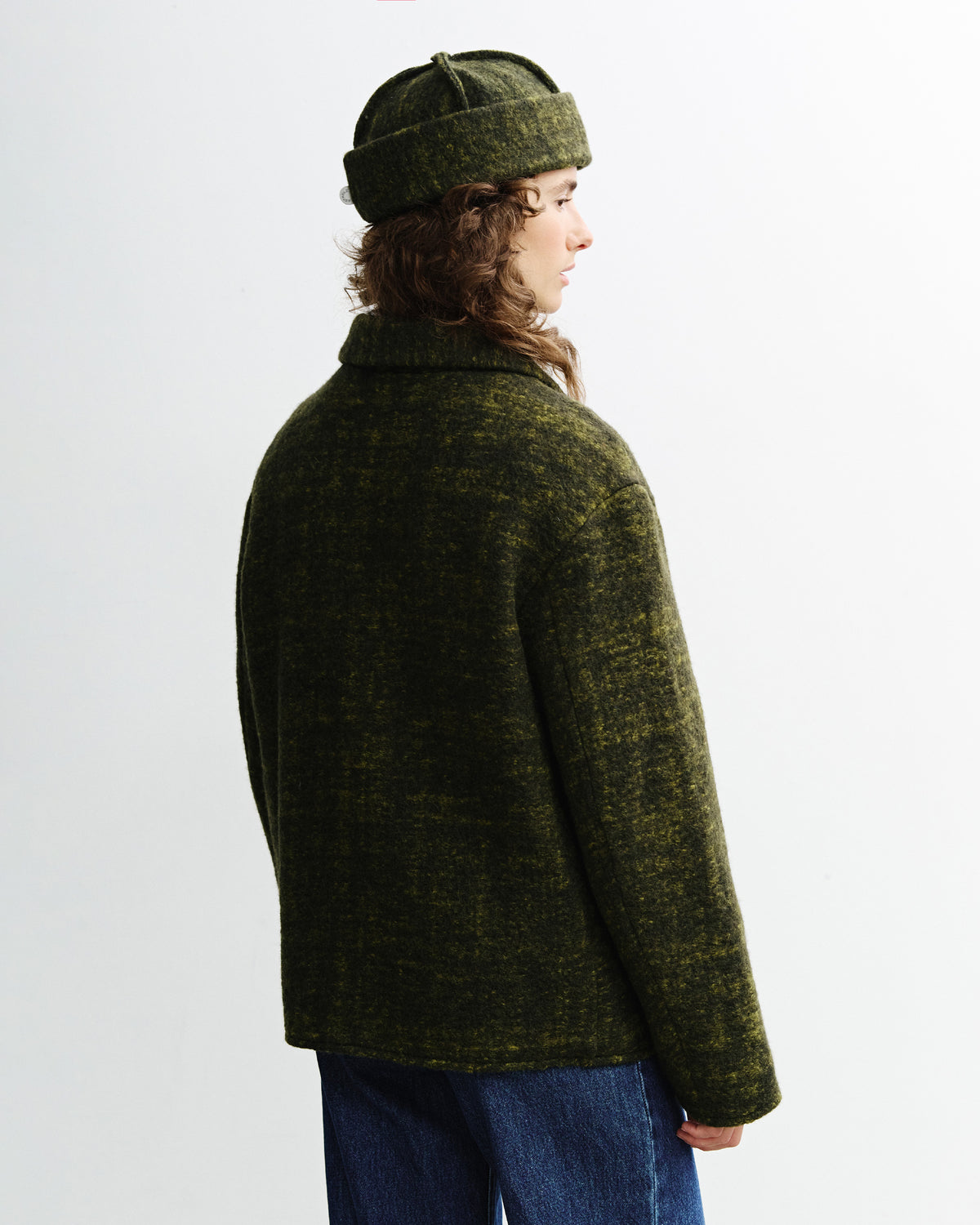 Zip Jacket - Speckled Green