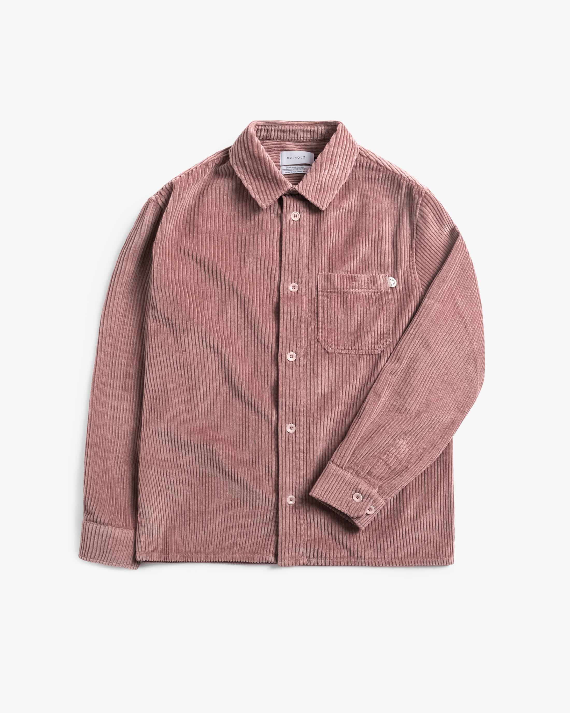 Cord Shirt Organic Cotton - Pink