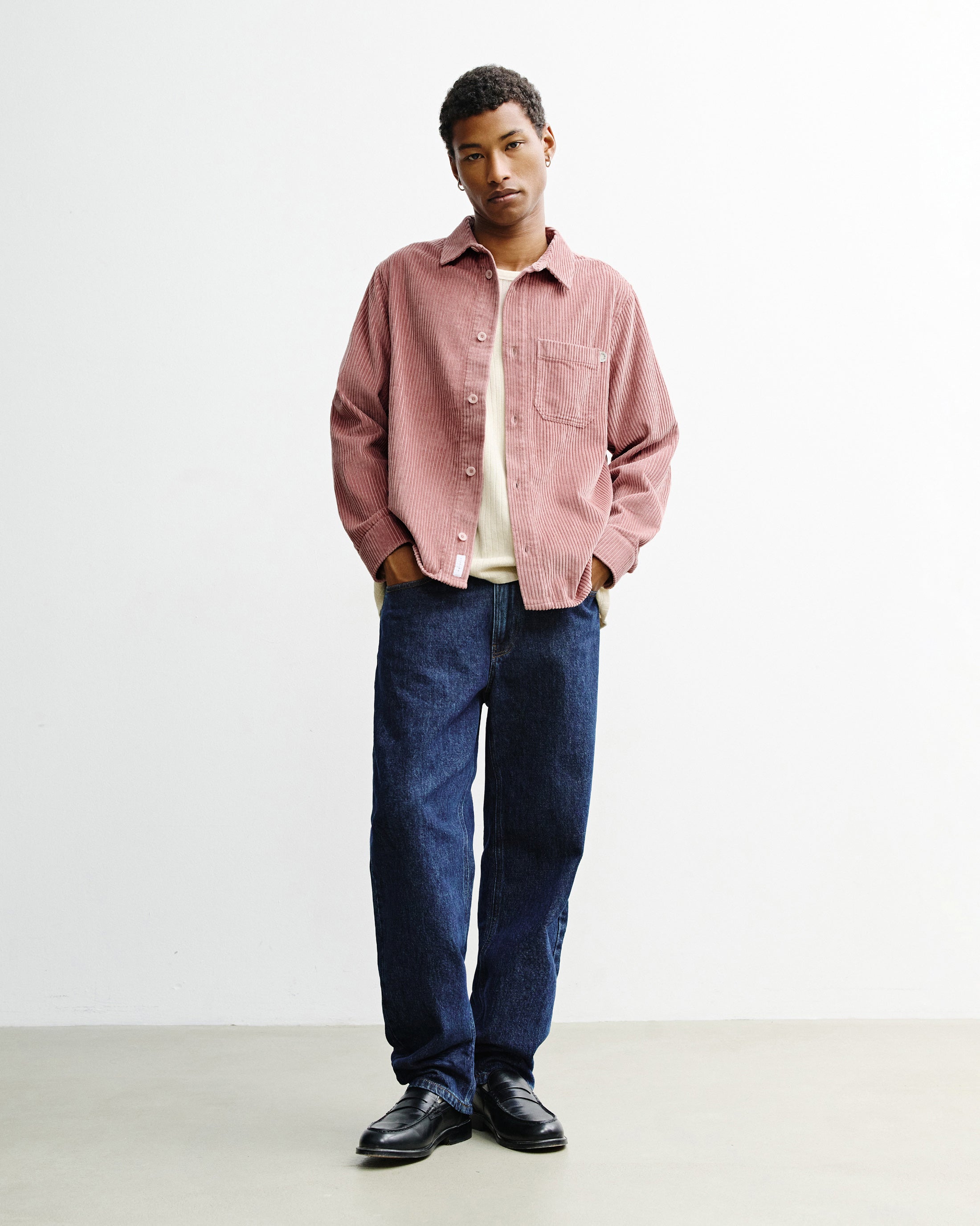 Cord Shirt Organic Cotton - Pink