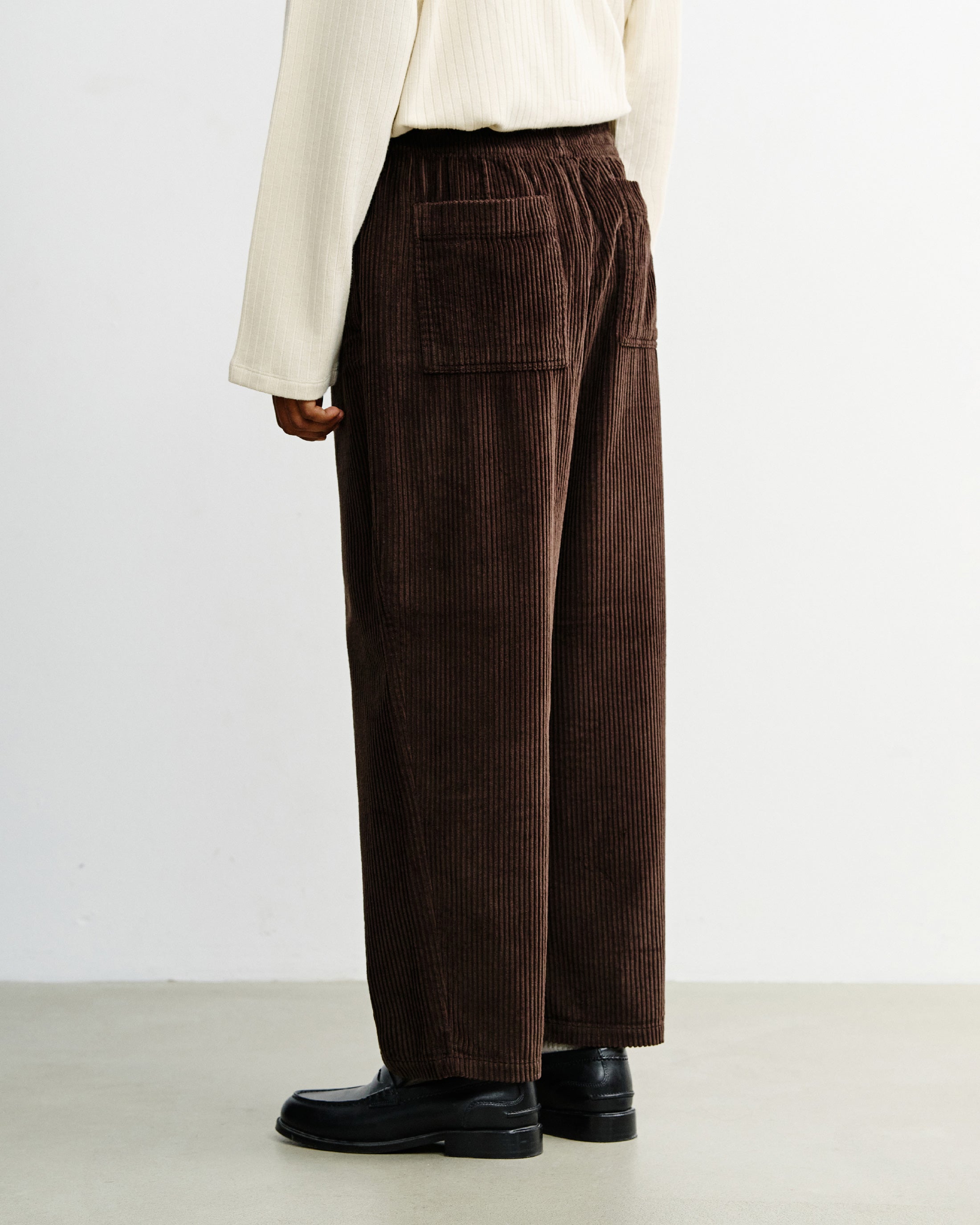 Wide Corduroy Pant Organic Cotton - Brown