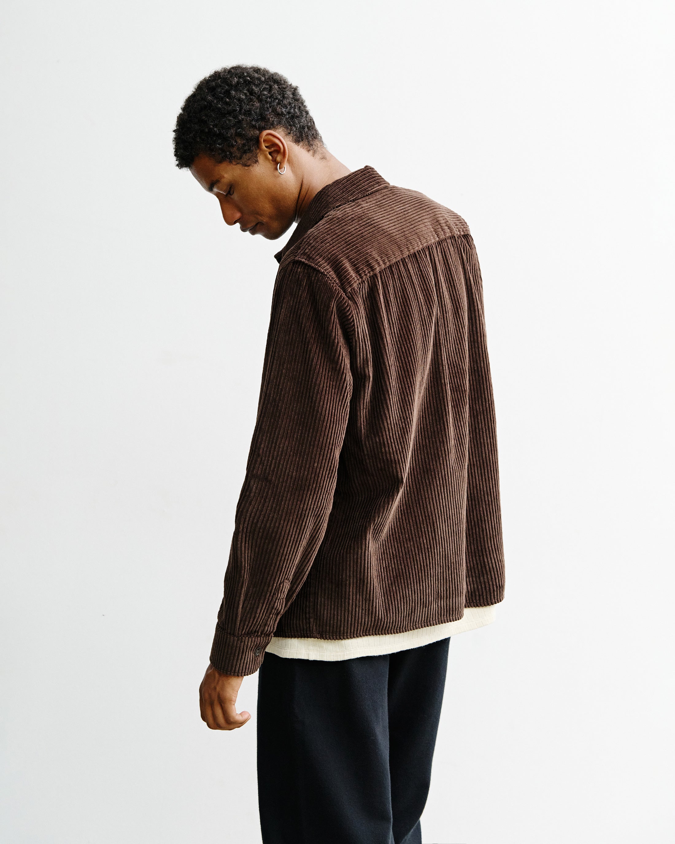 Cord Shirt Organic Cotton - Brown