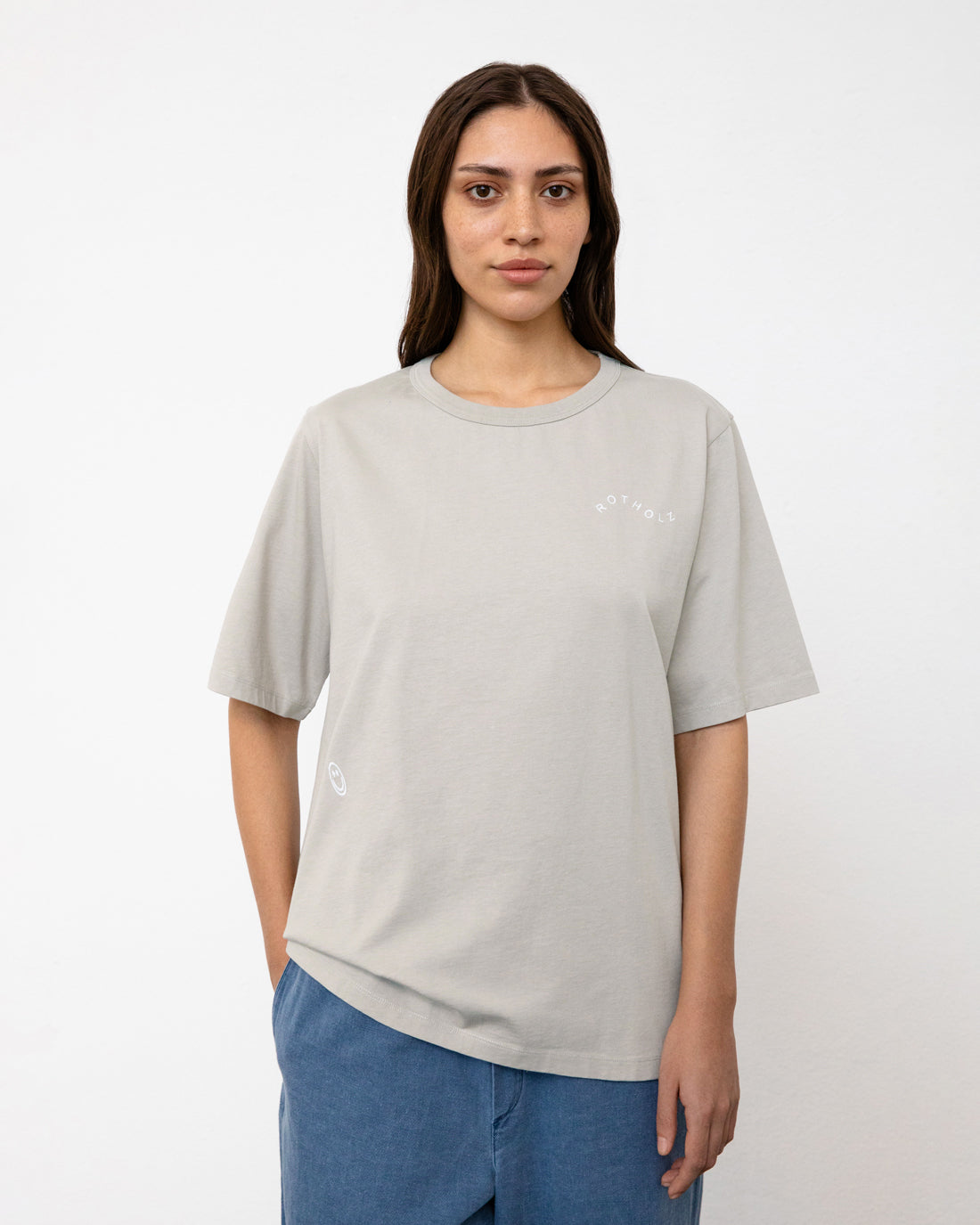 Wavy Logo T-Shirt Organic Cotton - Sand