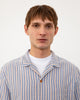 Gestreiftes Bowling Shirt Bio Baumwolle - Multi