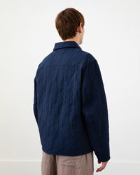 Leichte Steppjacke Bio Baumwolle - Dunkelblau