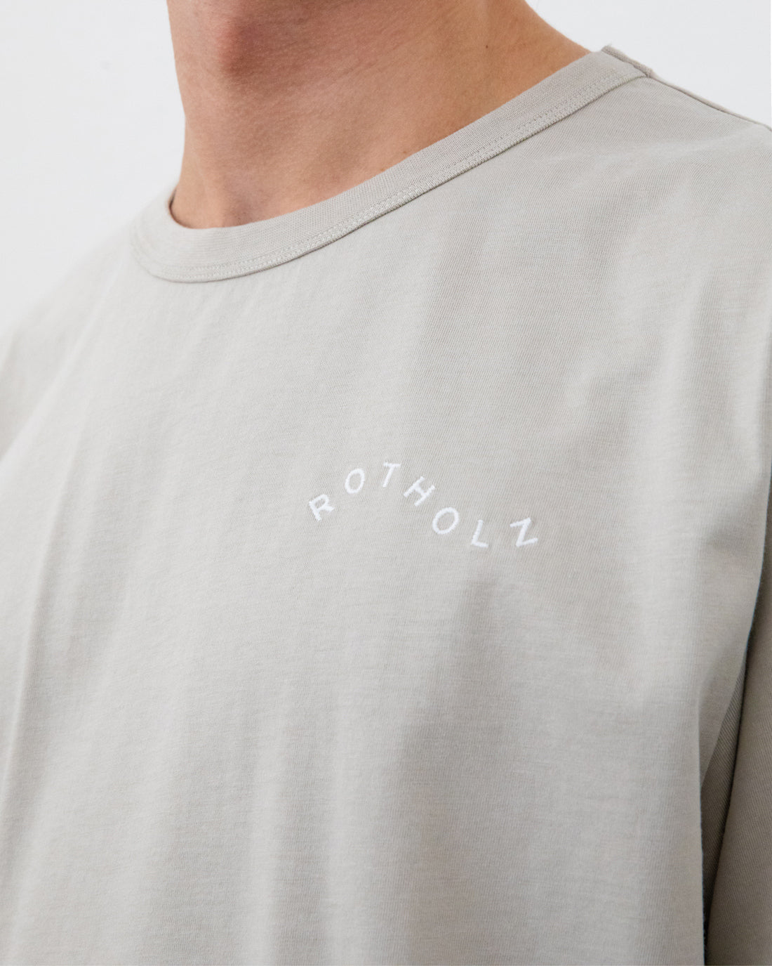 Wavy Logo T-Shirt Organic Cotton - Sand