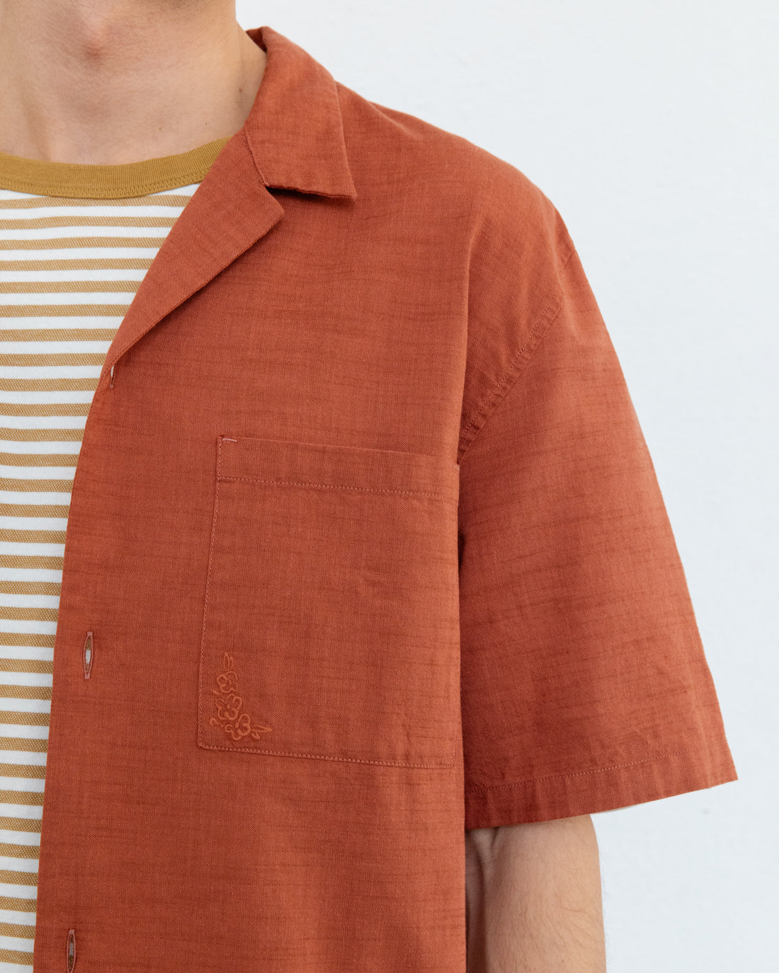 Bowling Shirt Organic Cotton - Red