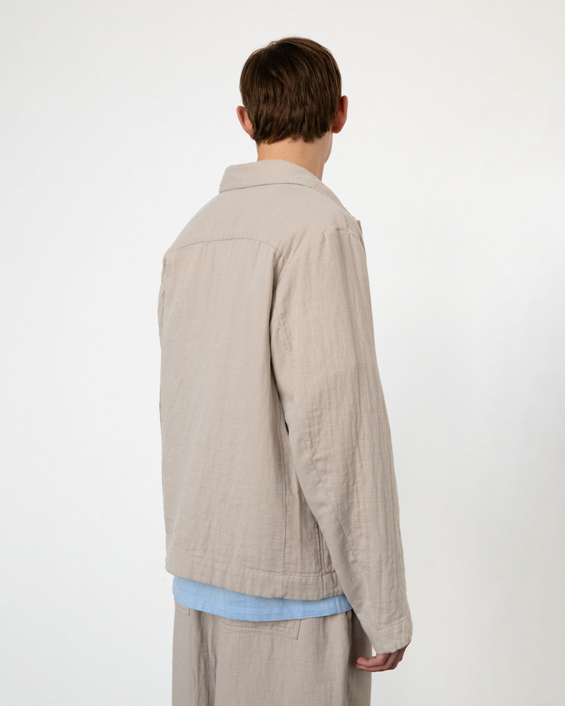 Lightweight jacket, organic cotton - Sand