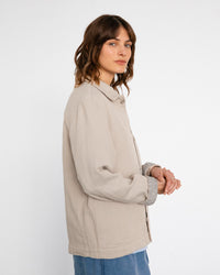 Leichte Jacke Bio Baumwolle - Sand