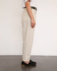 High Waist Waffel Hose Bio Baumwolle - Creme