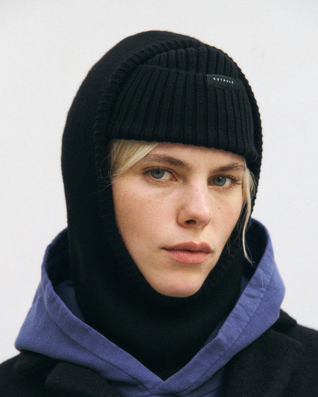 Merino wool balaclava - Black