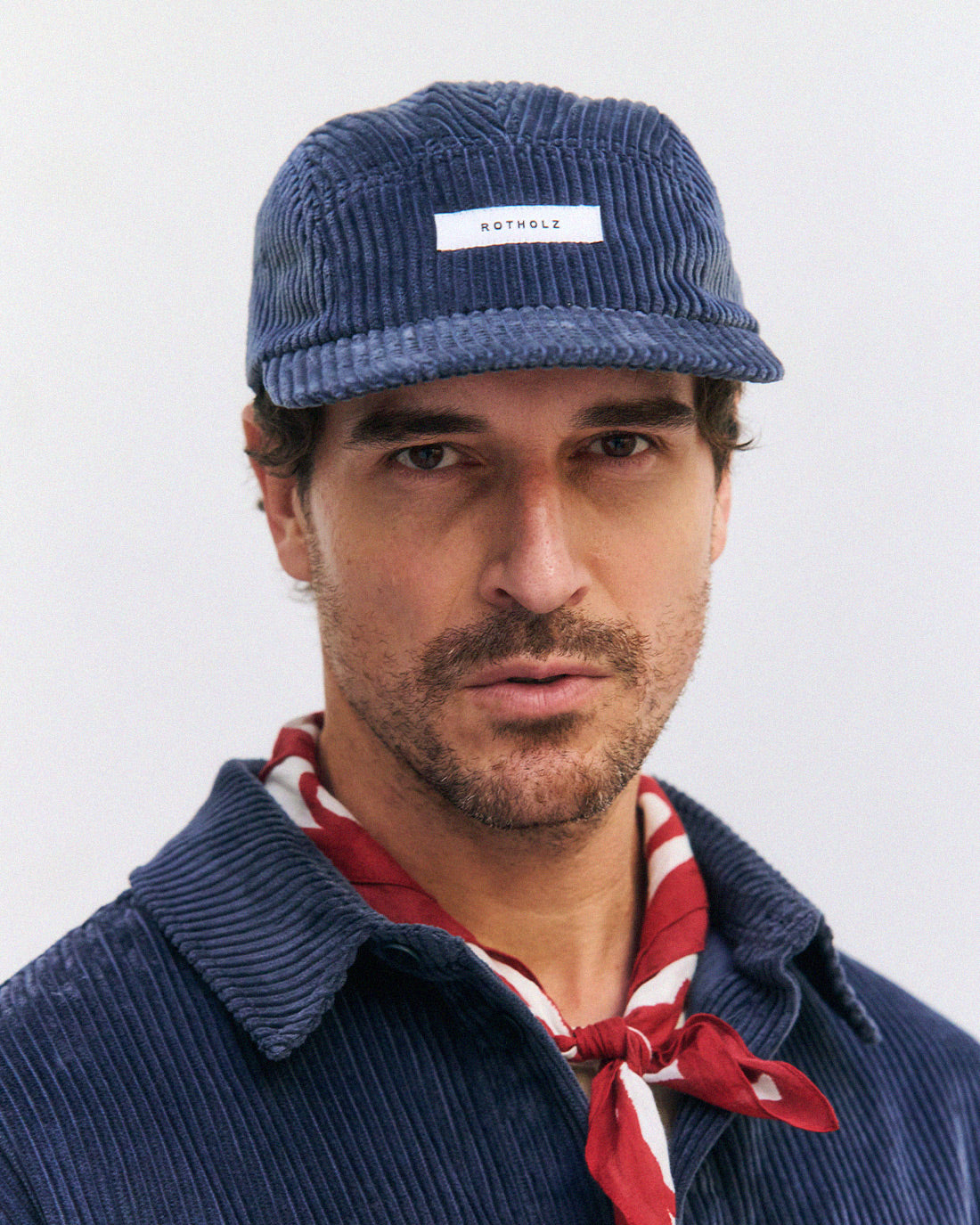 Corduroy 5-Panel Cap Organic Cotton - Blue