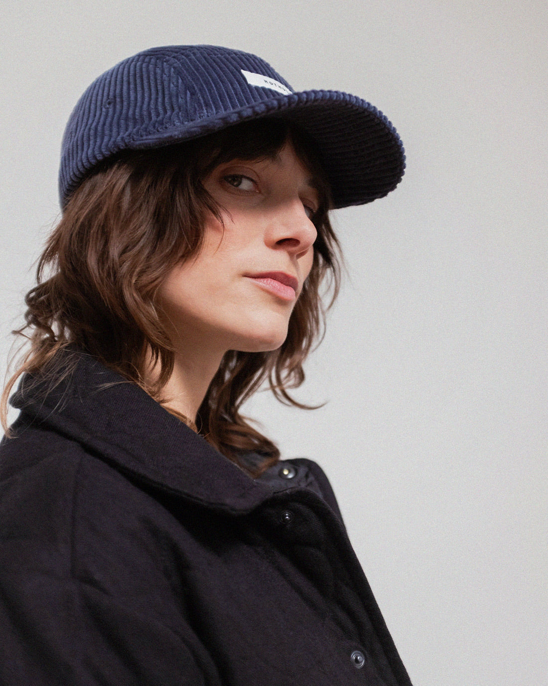 Corduroy 5-Panel Cap Organic Cotton - Blue