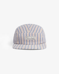 Gestreiftes 5 Panel Cap Bio Baumwolle - Multi