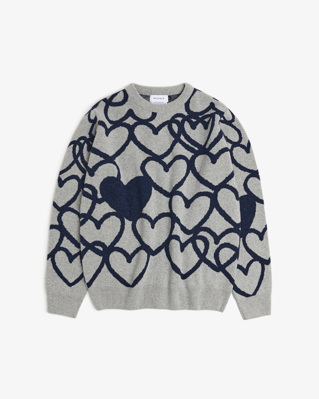Affection Knit Sweatshirt Recycled Wool - Light Grey
