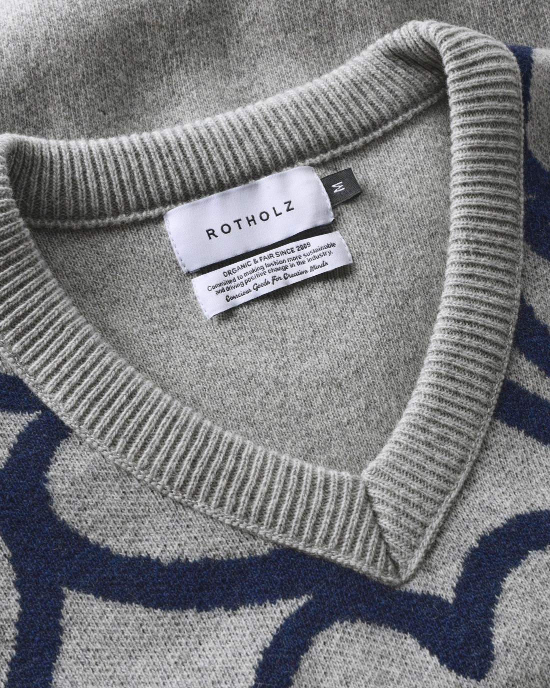 Affection Knit Vest Recycled Wool - Light Grey