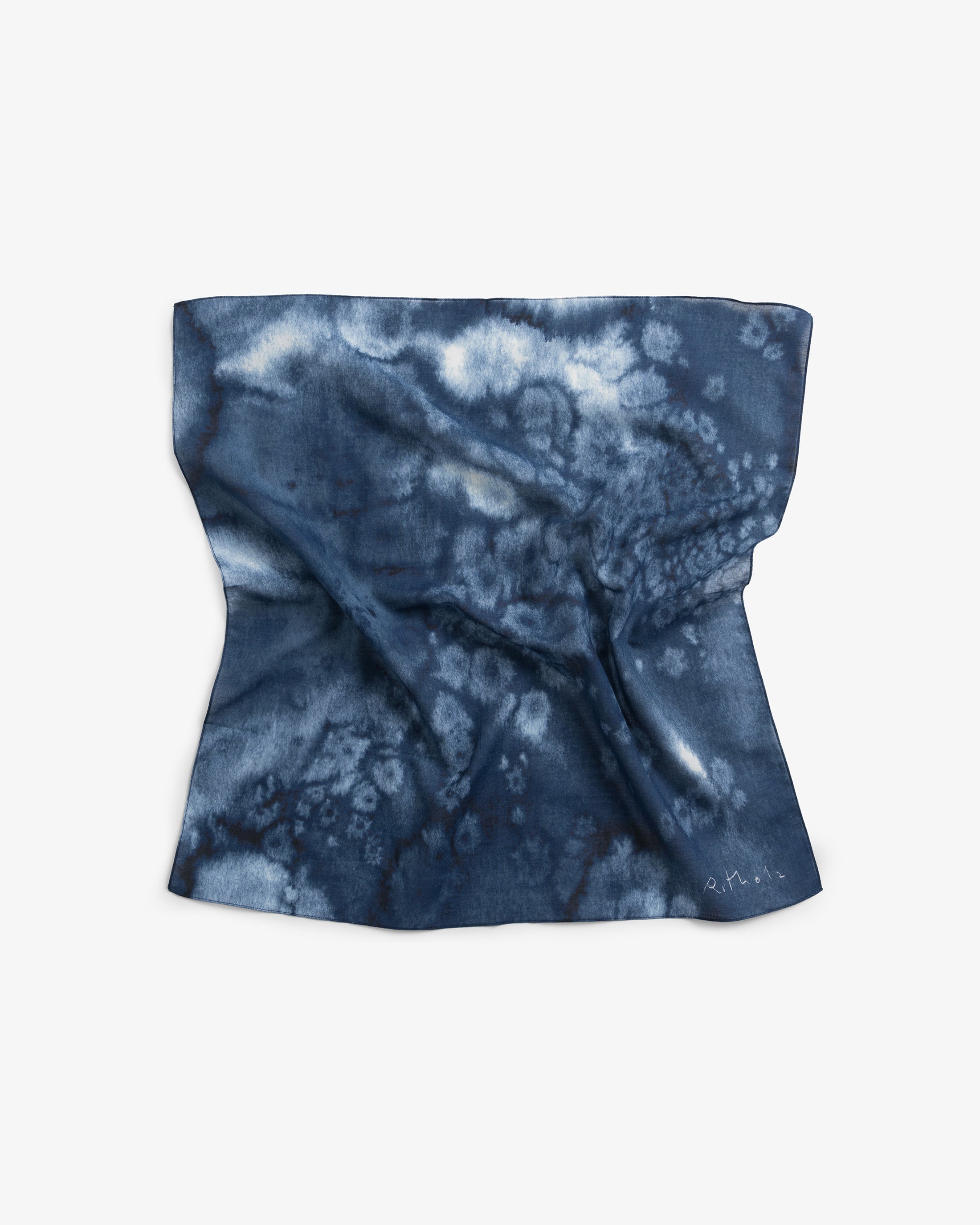 Bandana Organic Cotton - Watercolor Blue