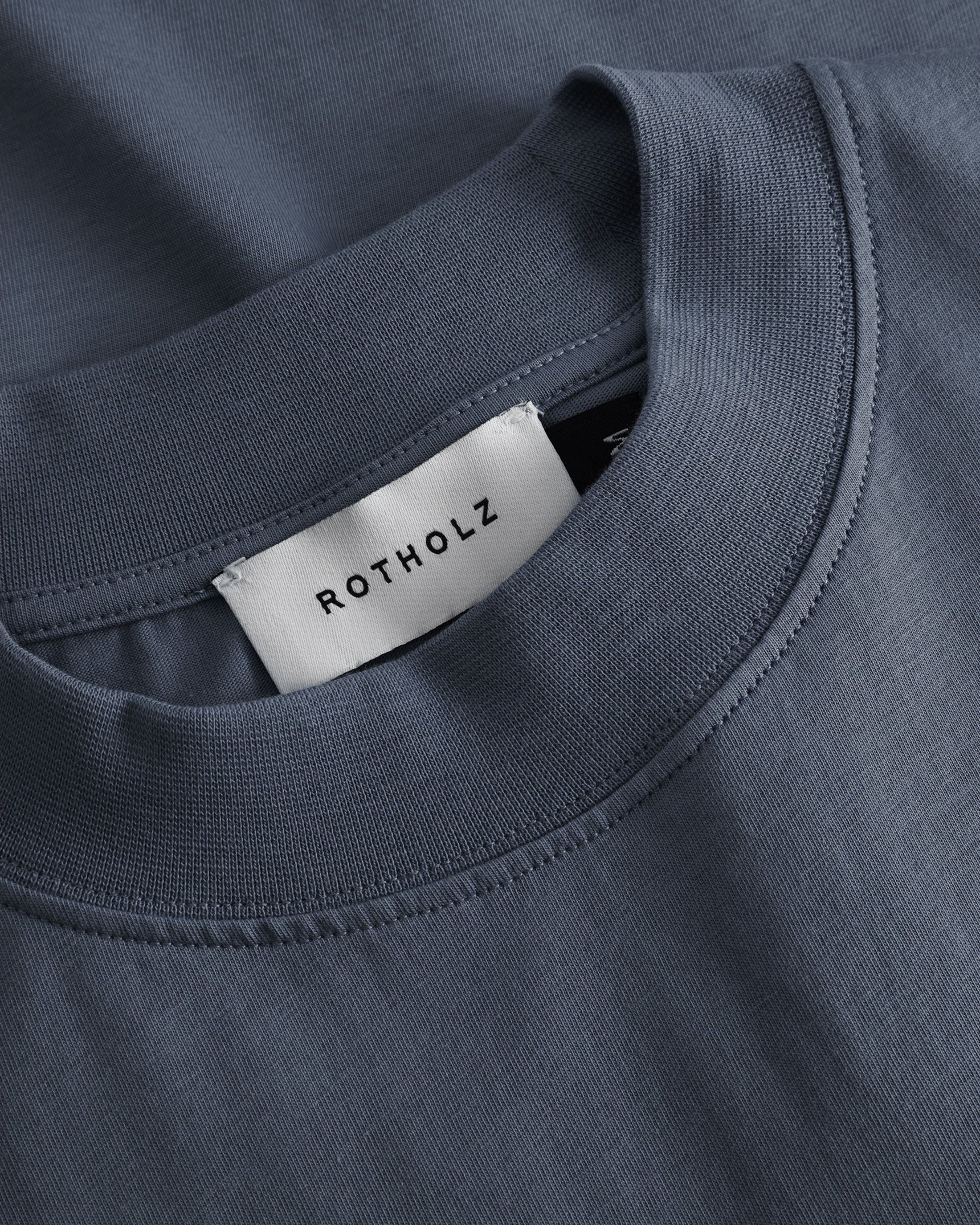 Big Collar T-Shirt - Blue