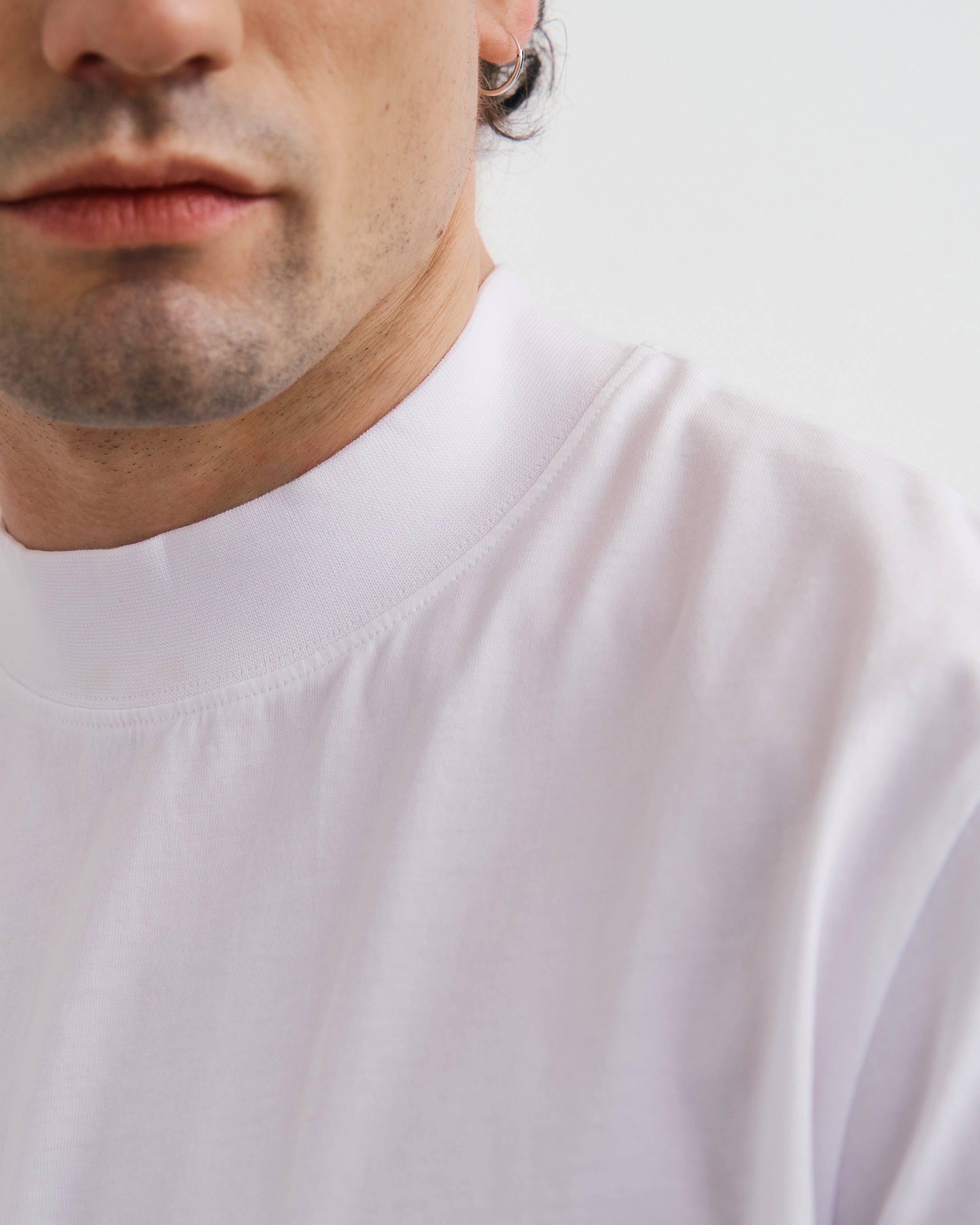 Big Collar T-Shirt - White