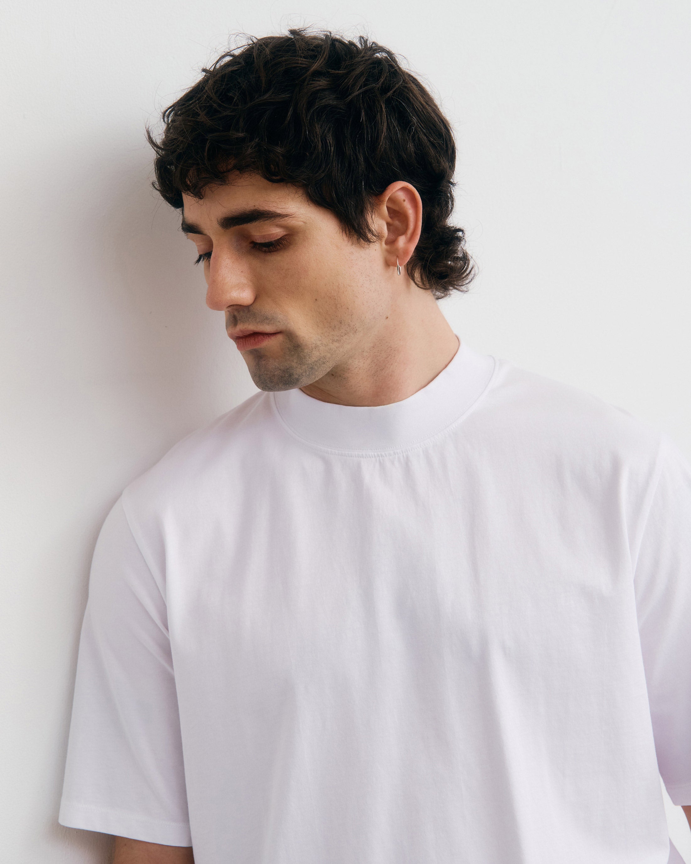Big Collar T-Shirt - White