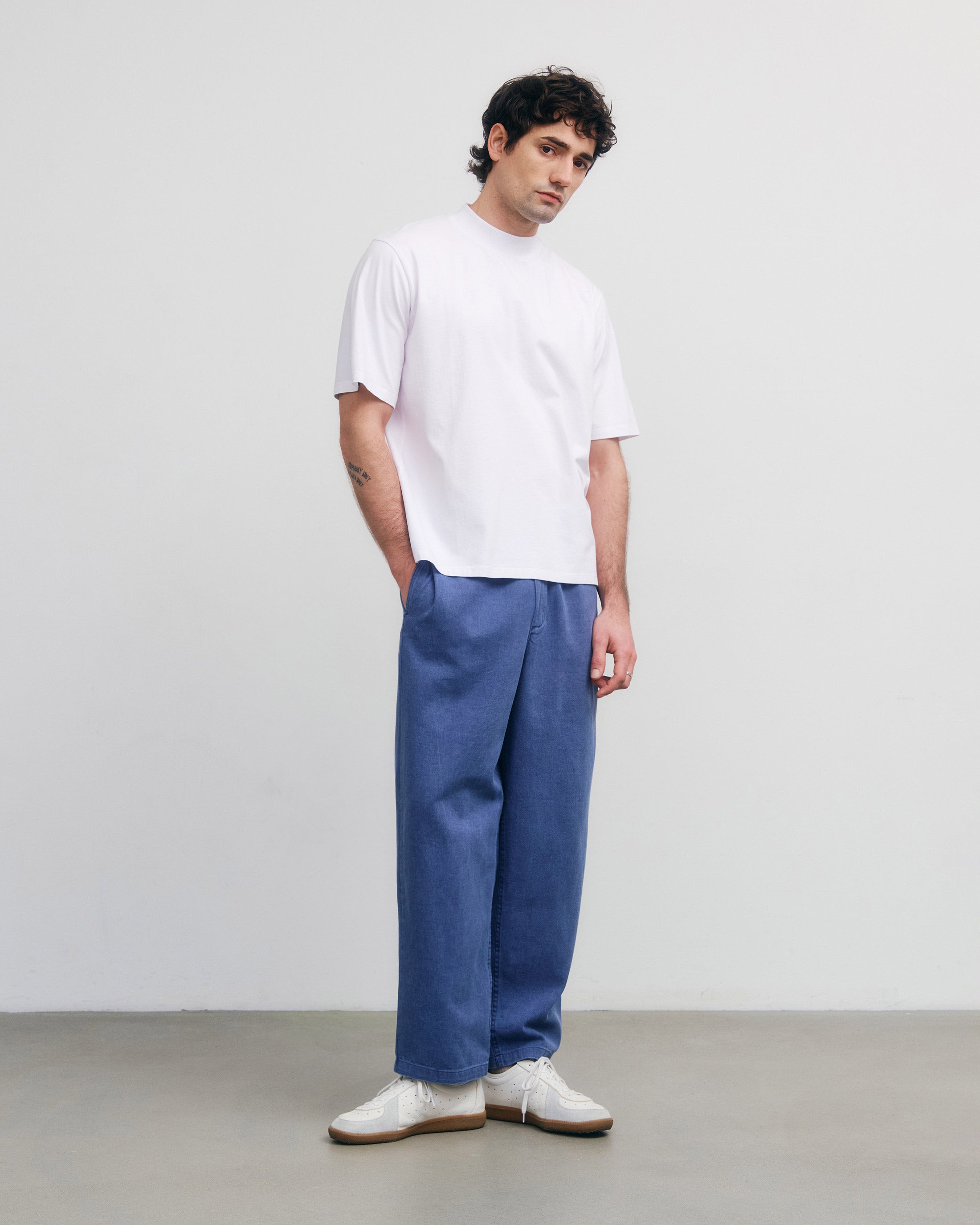 Big Collar T-Shirt - White