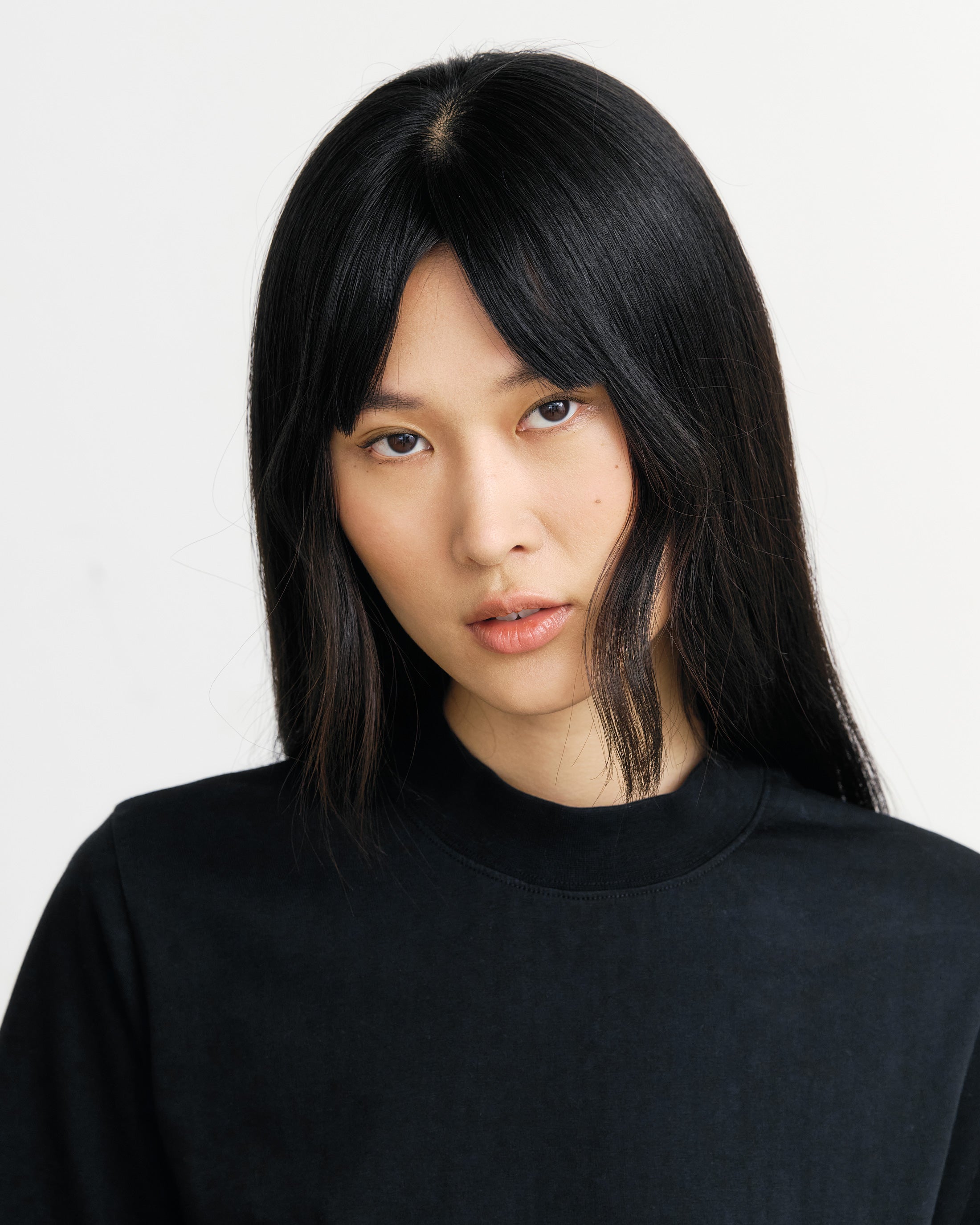 Big Collar T-Shirt - Black
