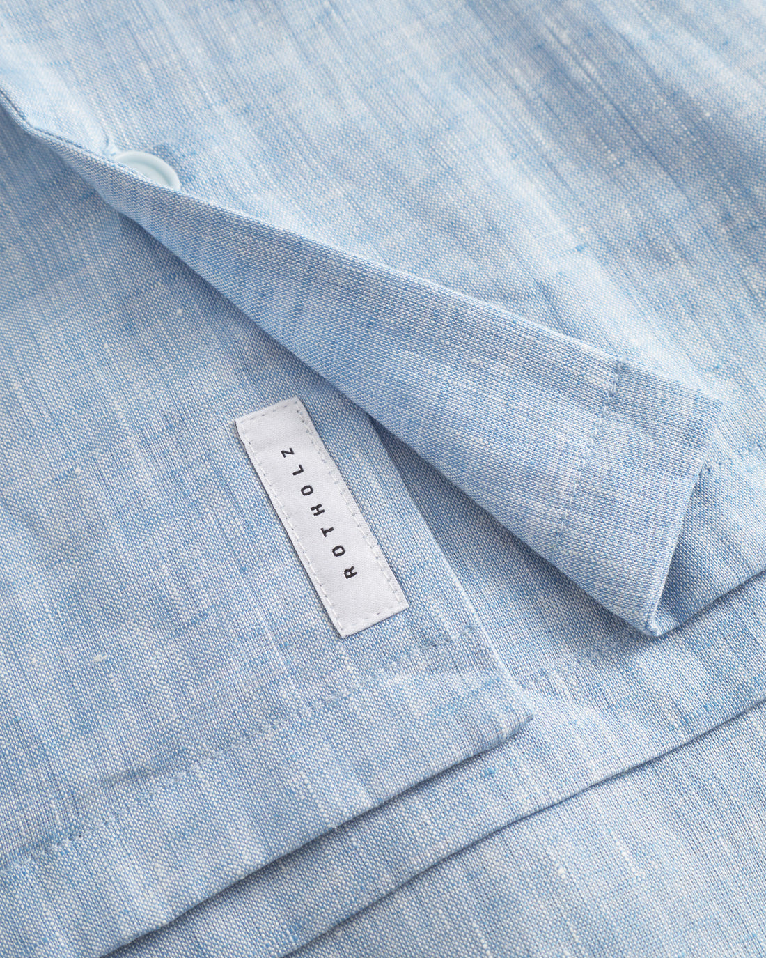 Bowling Shirt Organic Cotton - Light Blue