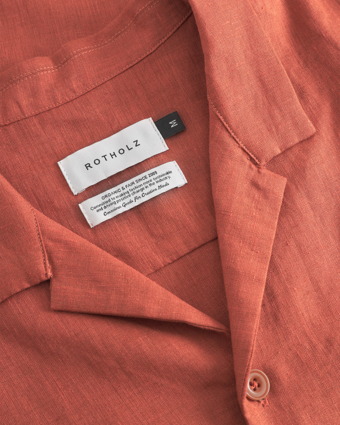 Bowling Shirt Organic Cotton - Red