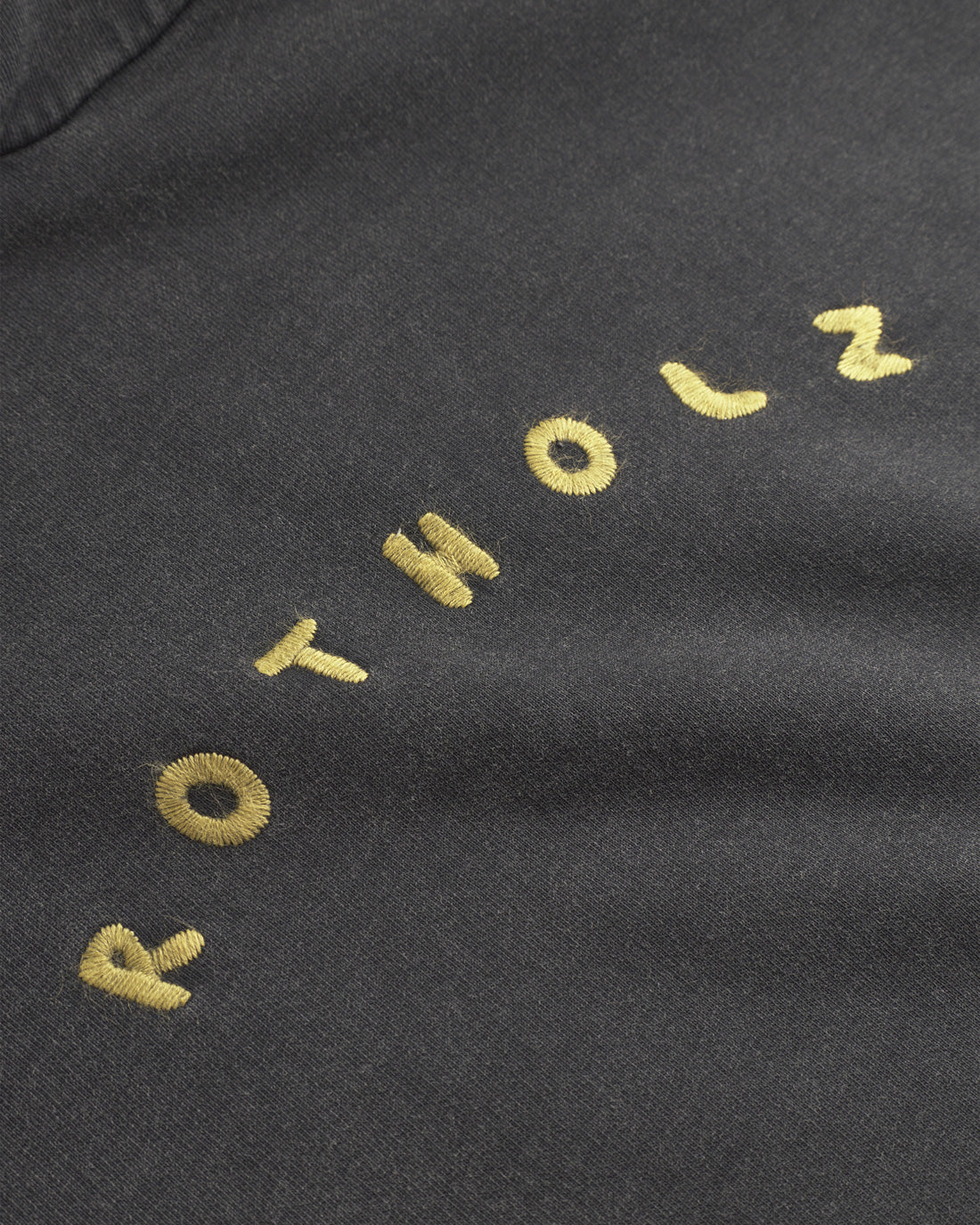 Logo Hoodie Organic Cotton - Washed Black