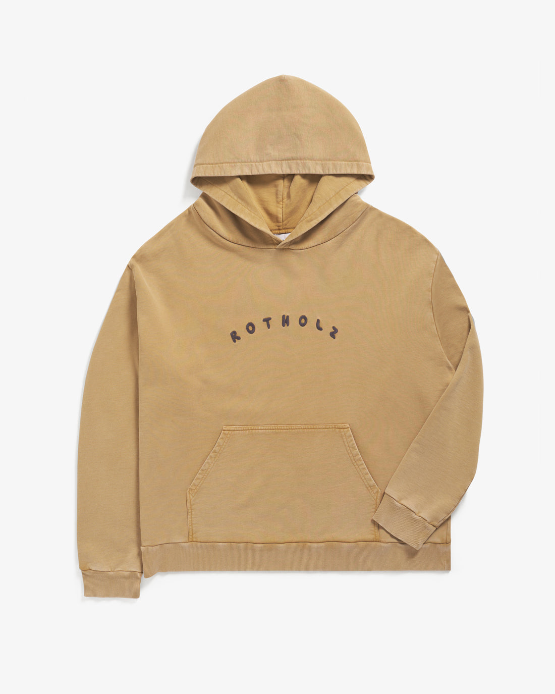 Logo Hoodie Organic Cotton - Mustard Yellow
