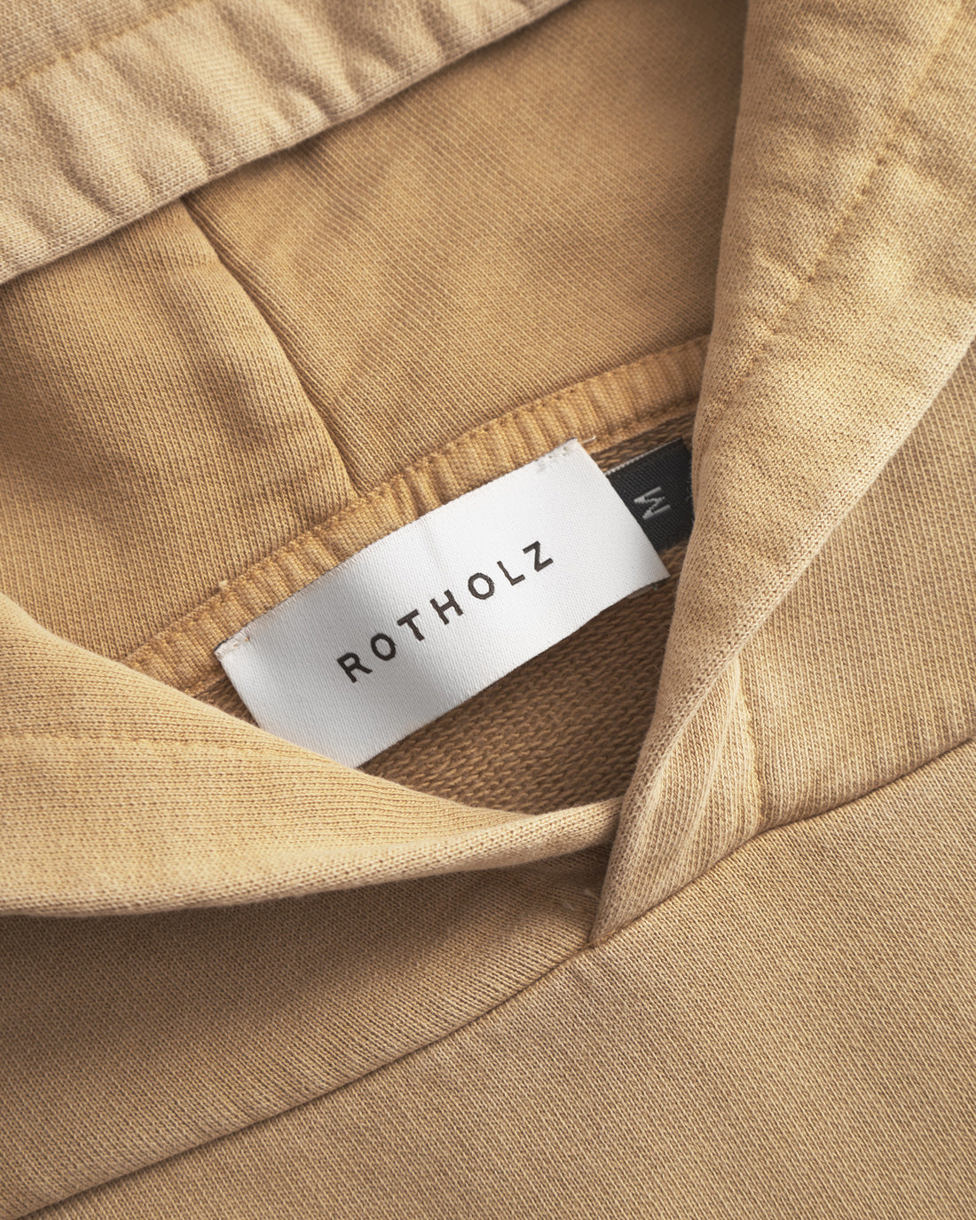 Logo Hoodie Organic Cotton - Mustard Yellow