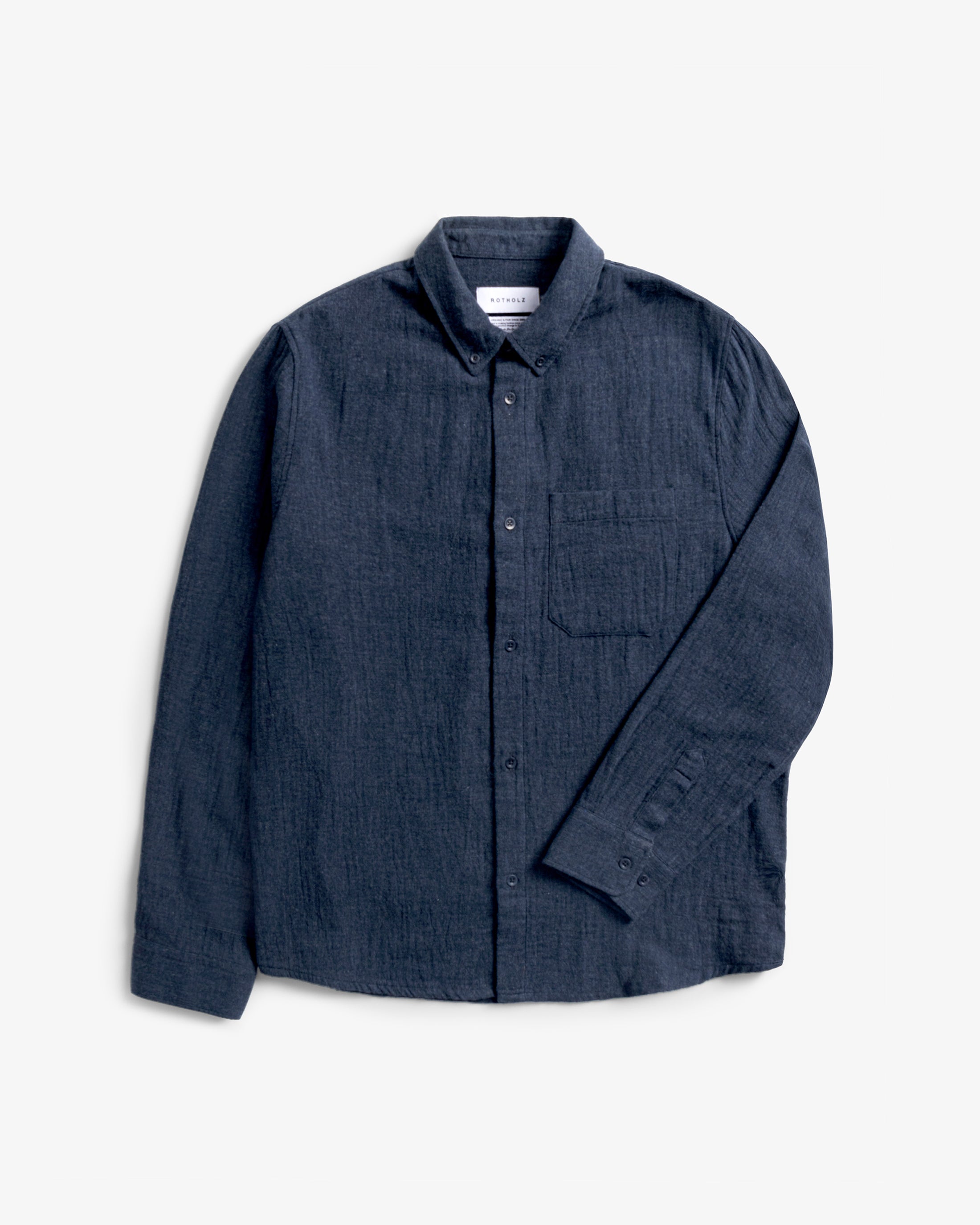 Button-Down Shirt Organic Cotton - Blue